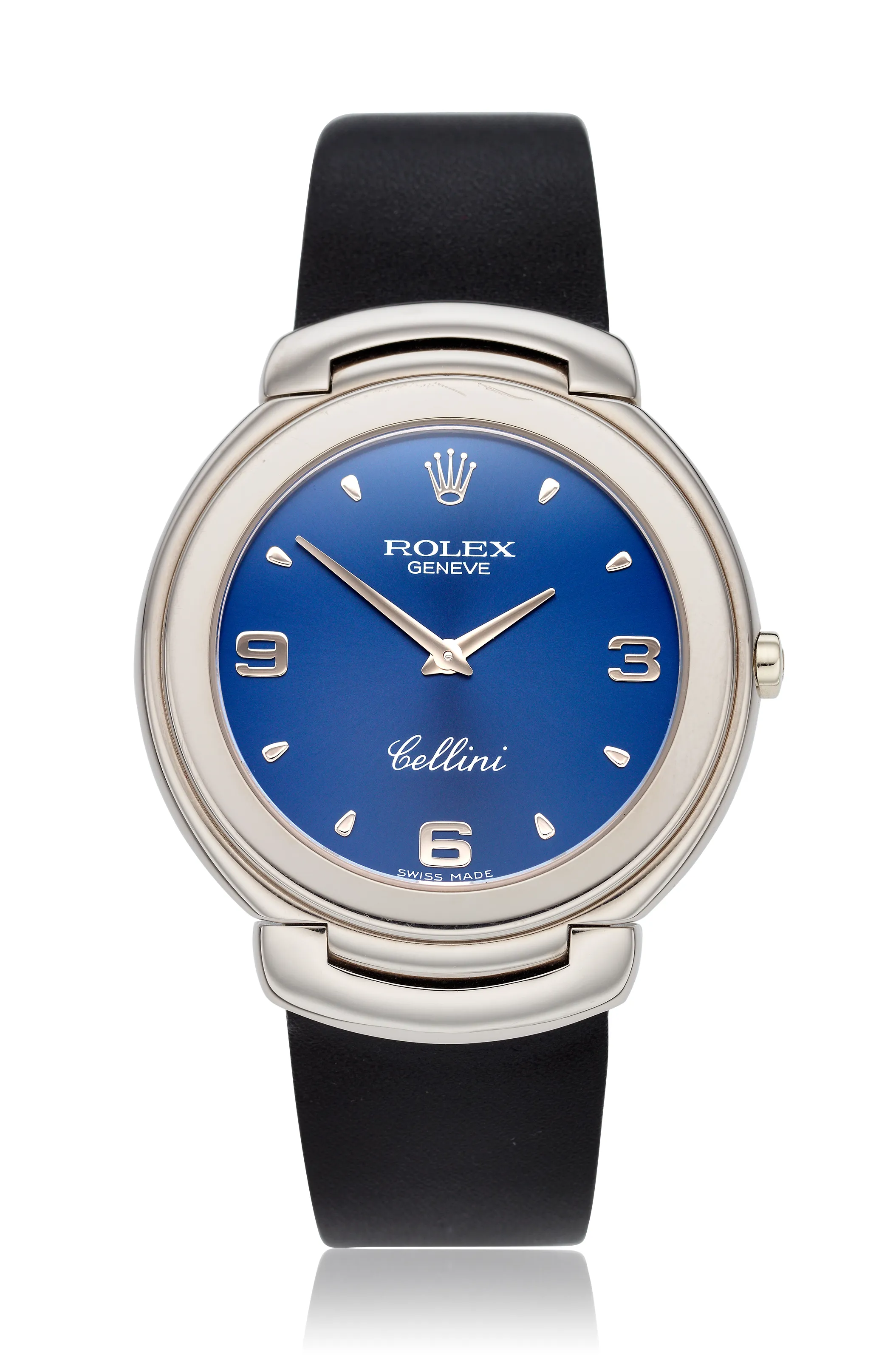 Rolex Cellini 6623 37mm Yellow gold Blue