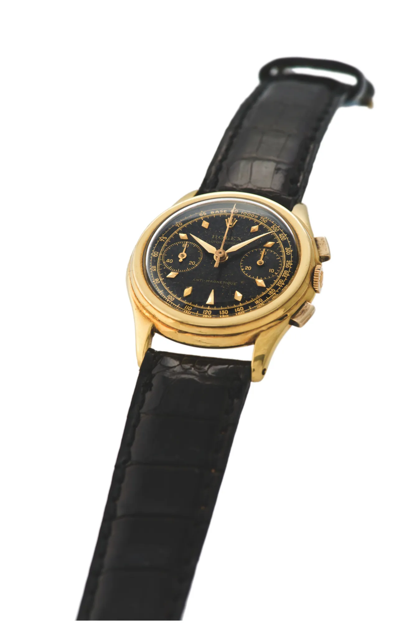 Rolex Chronograph 3055 30mm Yellow gold Black