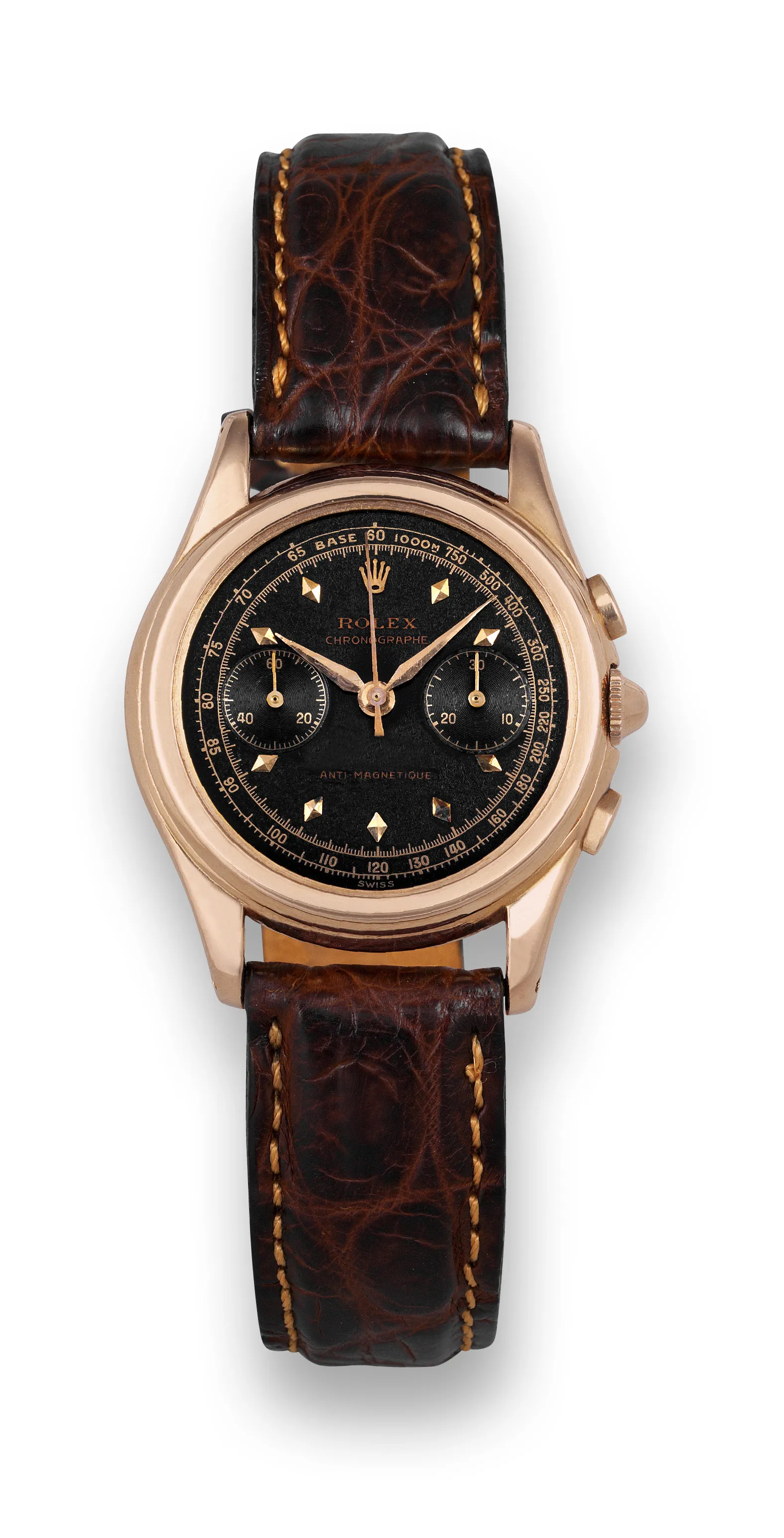 Rolex Chronograph 3055 30mm Rose gold Black