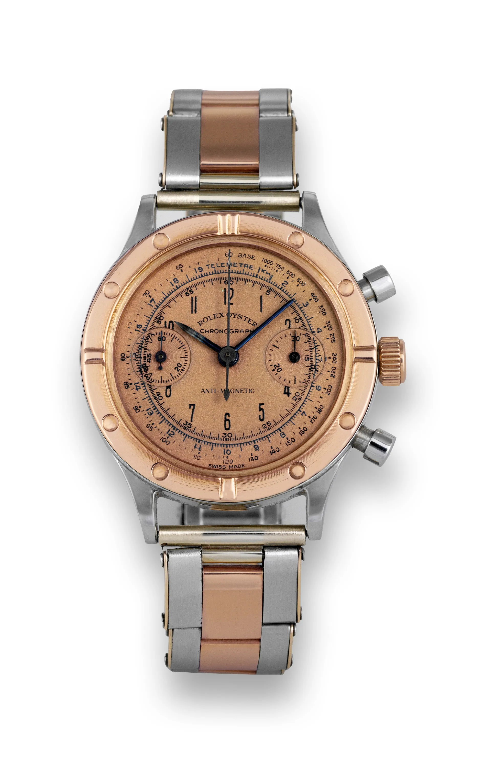 Rolex Chronograph 3668 35mm Rose gold and Stainless steel Rose