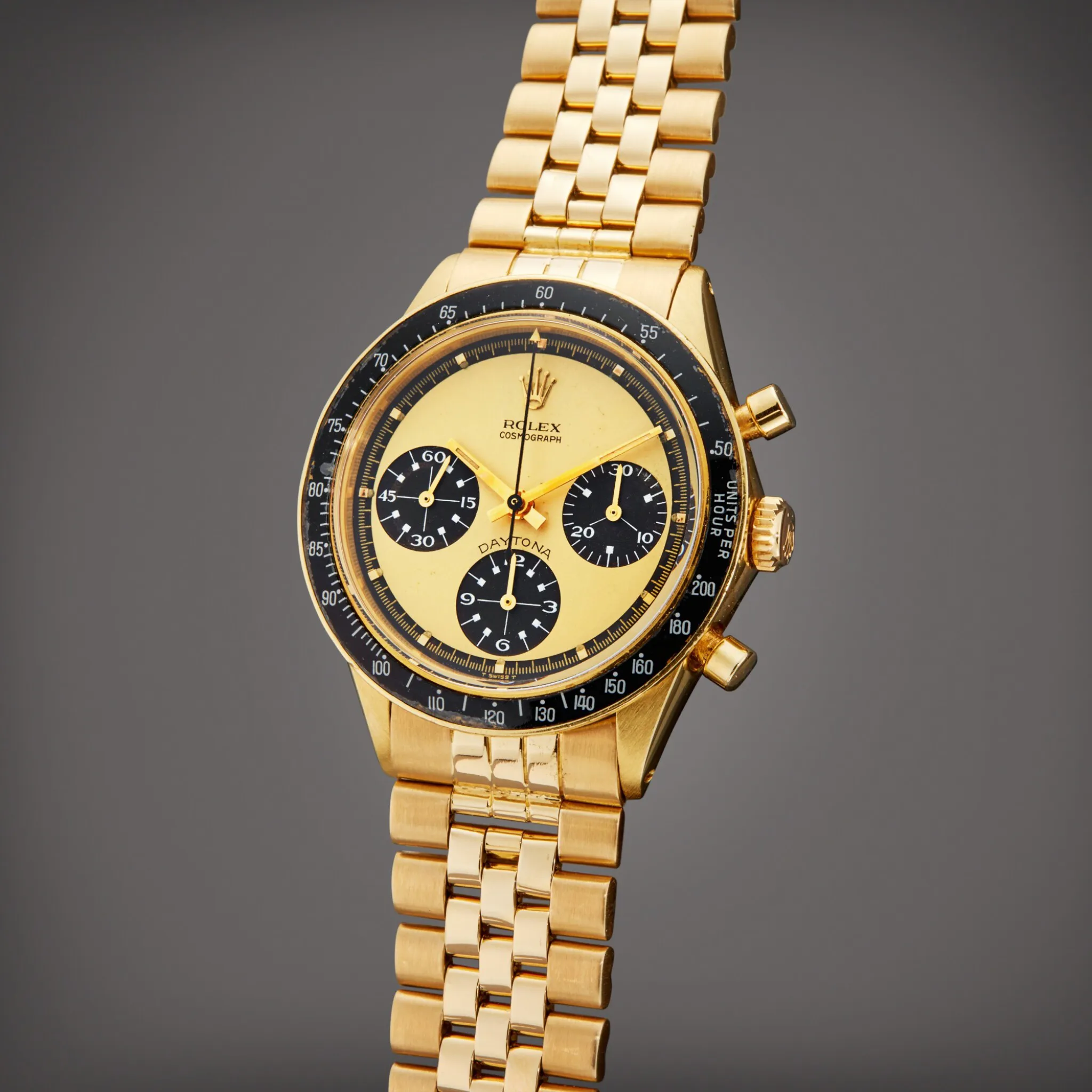 Rolex Daytona 6264 37.5mm Yellow gold Champagne