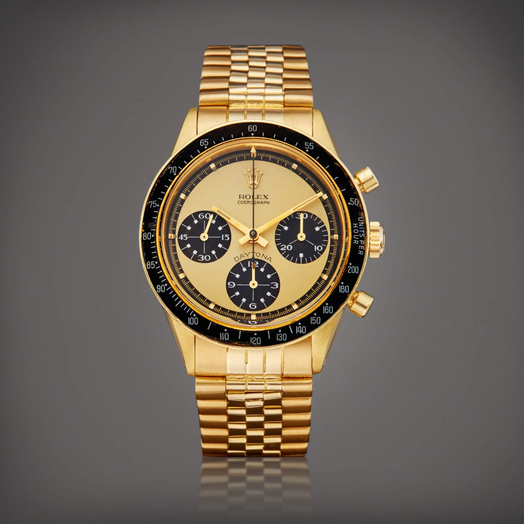 Rolex Daytona 6264 37.5mm Yellow gold Champagne 2