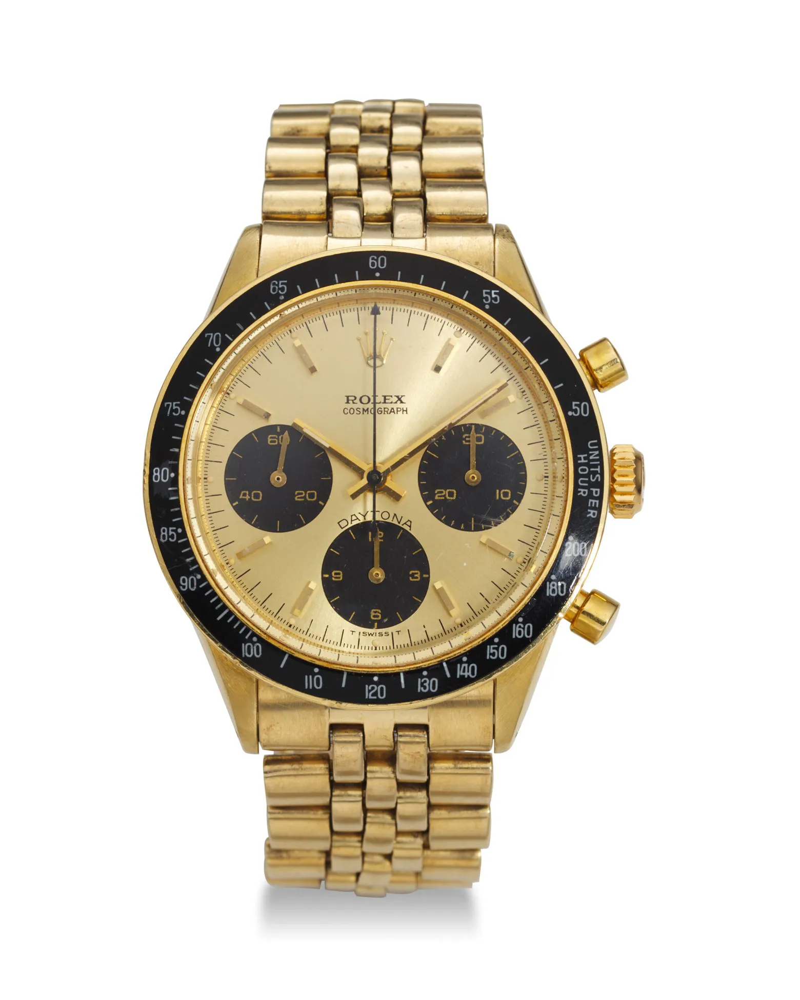 Rolex Daytona 6264 37.5mm Yellow gold Champagne