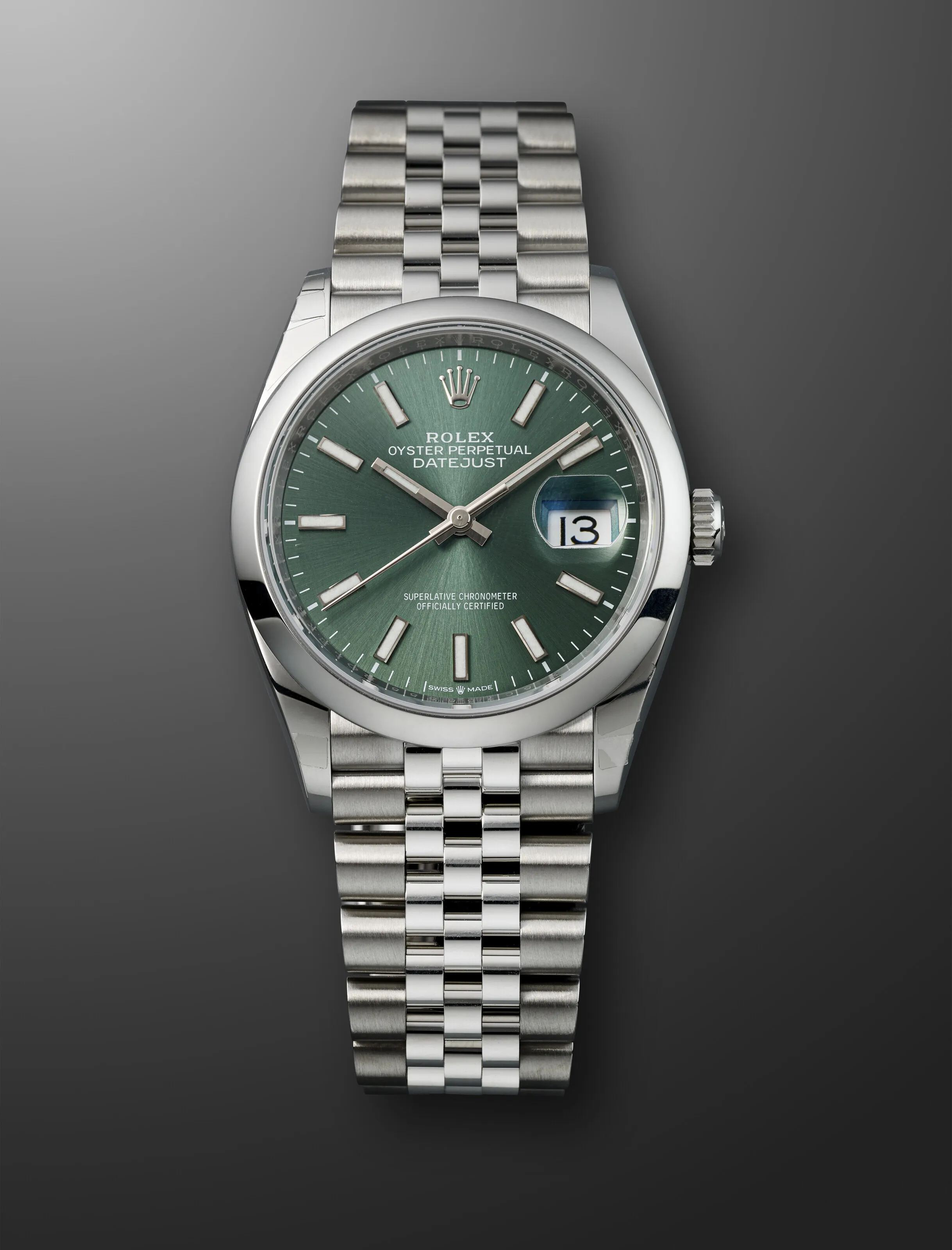 Rolex Datejust 36 126200 36mm Stainless steel Green