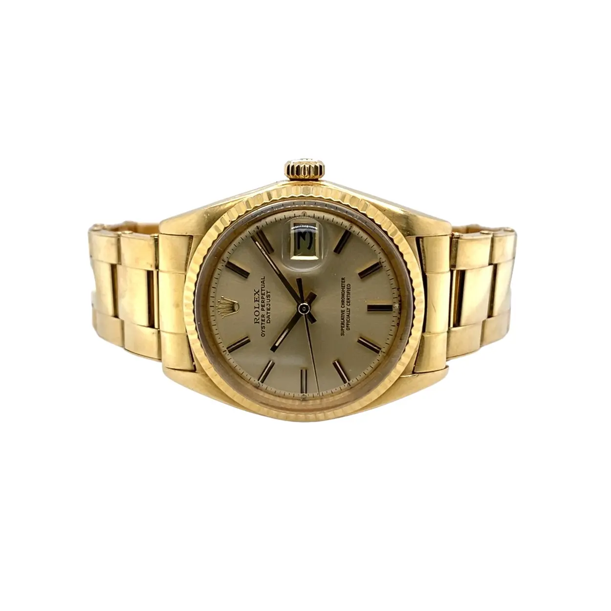 Rolex Datejust 36 1601 36mm Yellow gold Champagne
