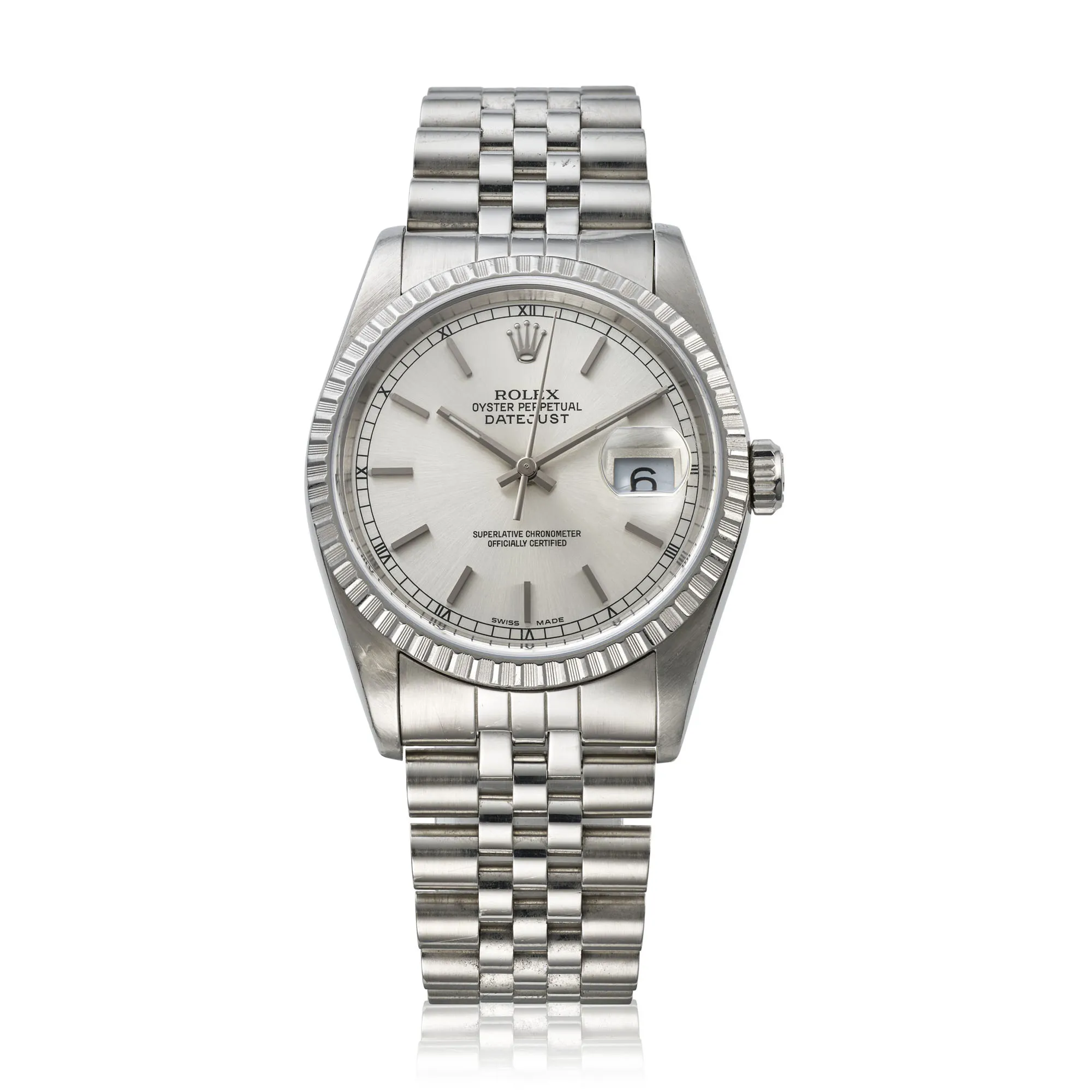 Rolex Datejust 36 16220 36mm Stainless steel Silver