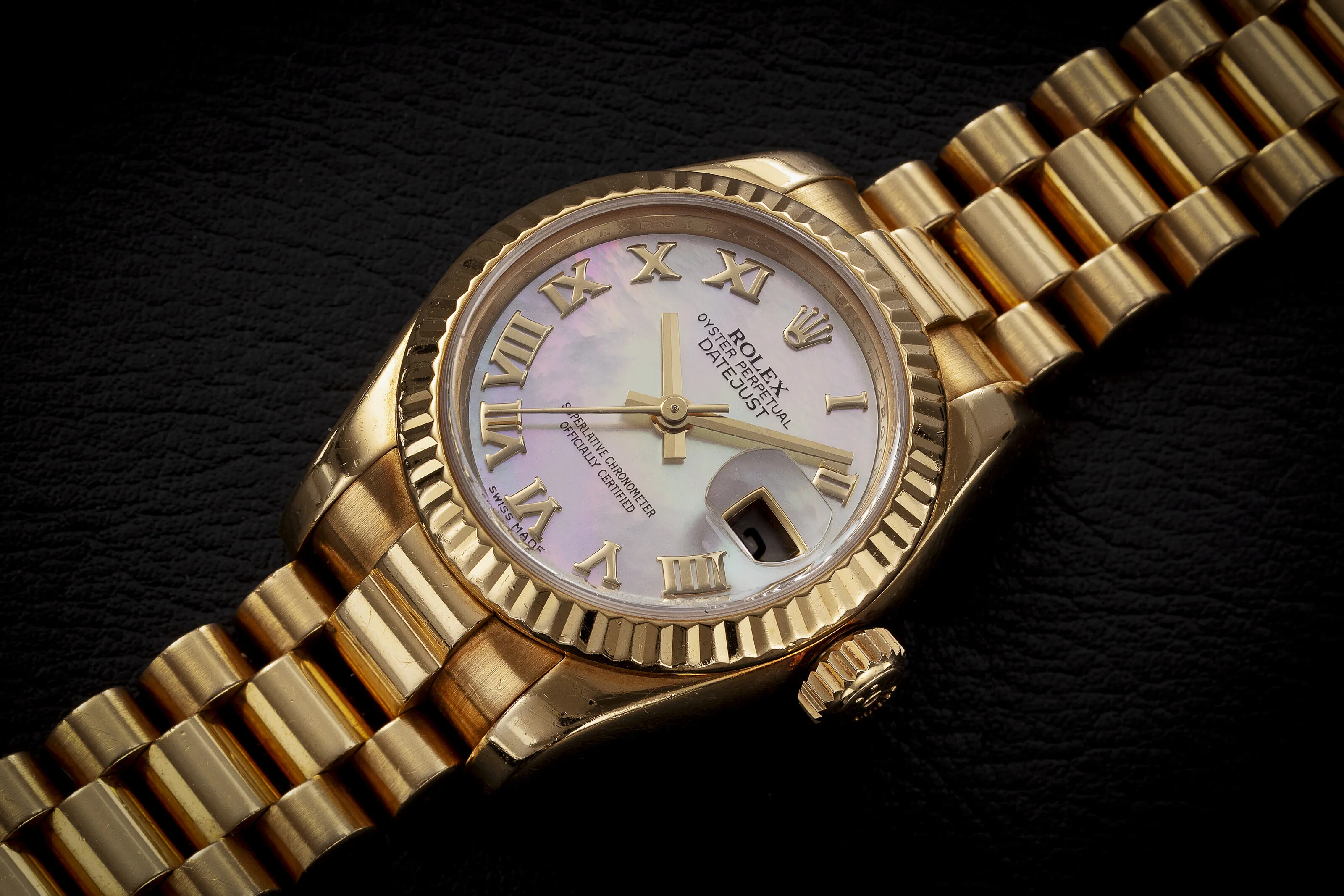 Rolex Lady-Datejust 179178 26mm Yellow gold Mother-of-pearl