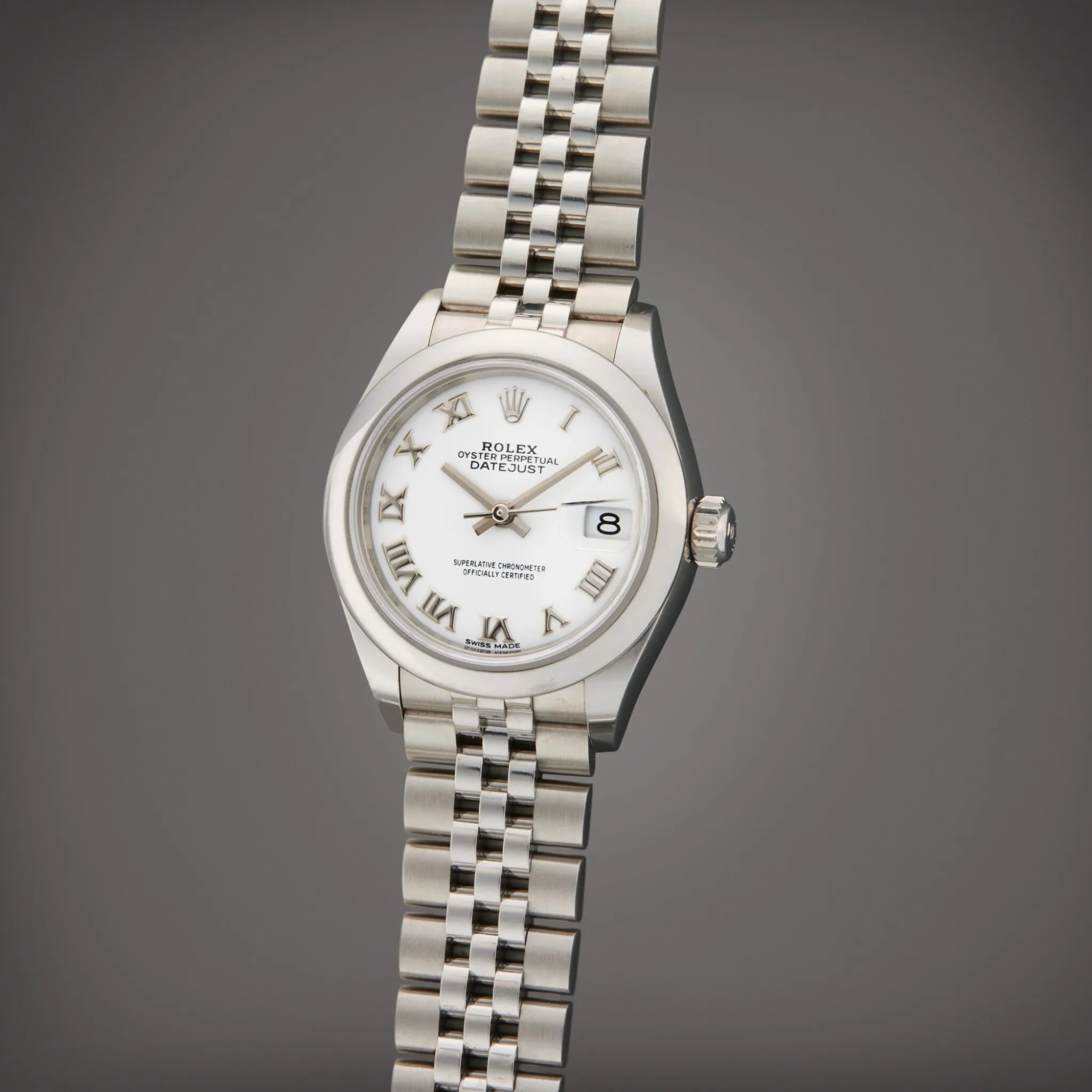 Rolex Lady-Datejust 279160 28mm Stainless steel White