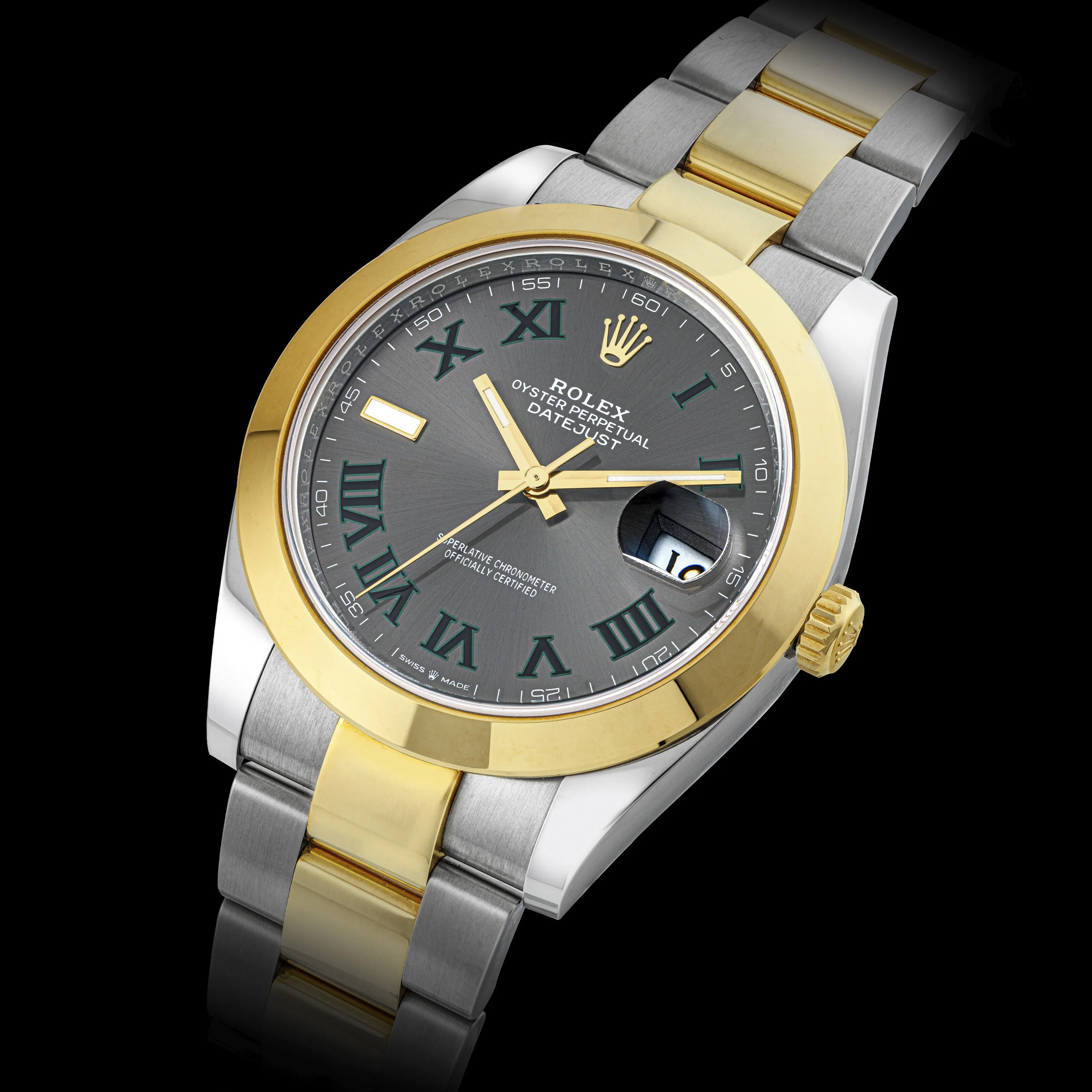 Rolex Datejust 41 126303 41mm Yellow gold and Stainless steel Gray