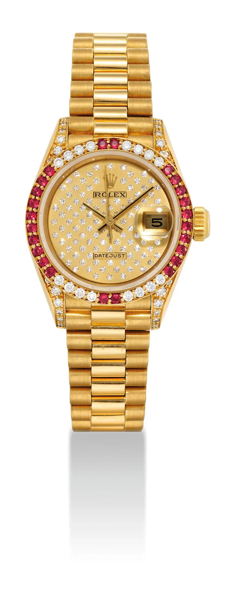 Rolex Lady-Datejust 69038 26mm Yellow gold Diamond