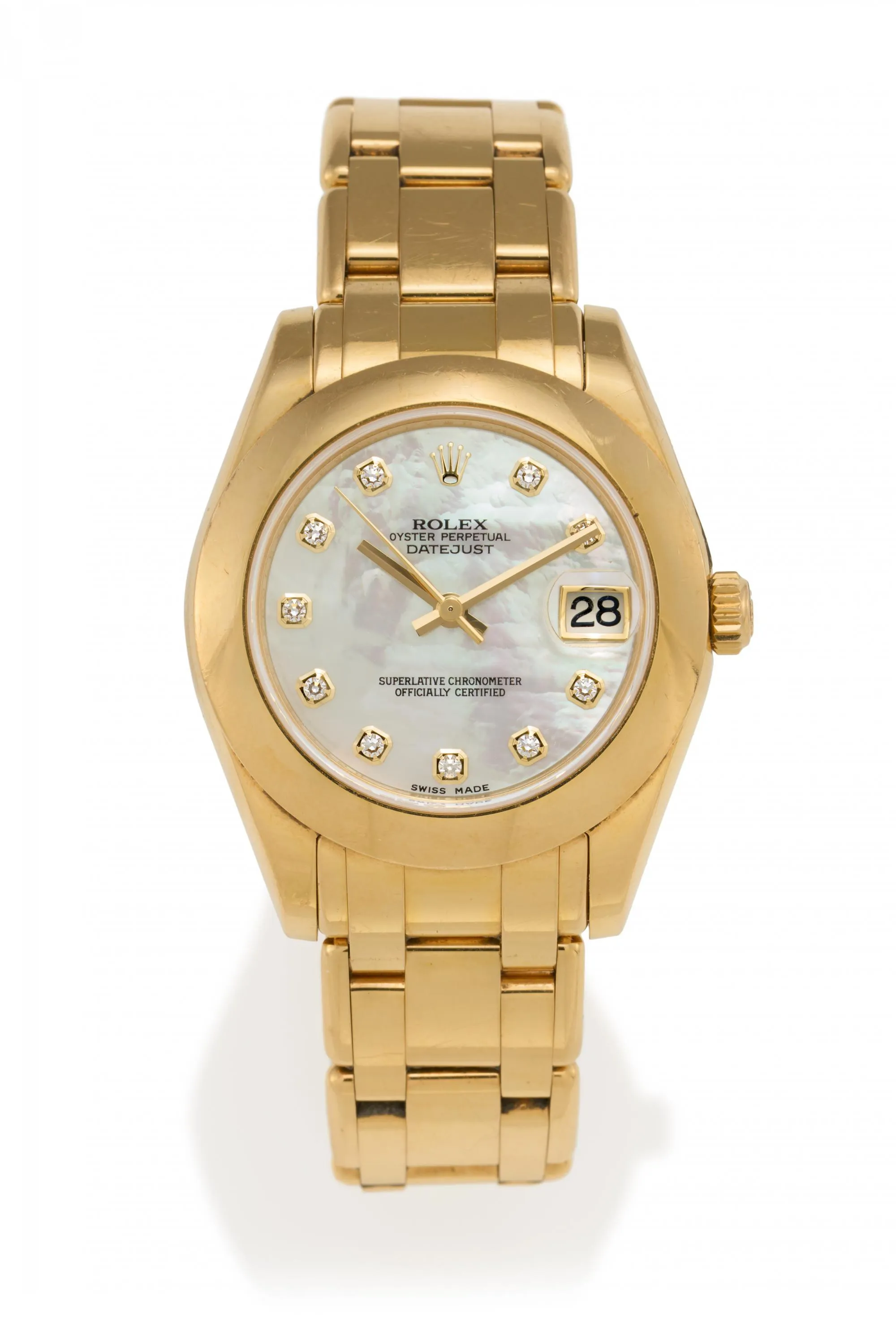 Rolex Datejust 31 81208 36mm Yellow gold Mother-of-pearl