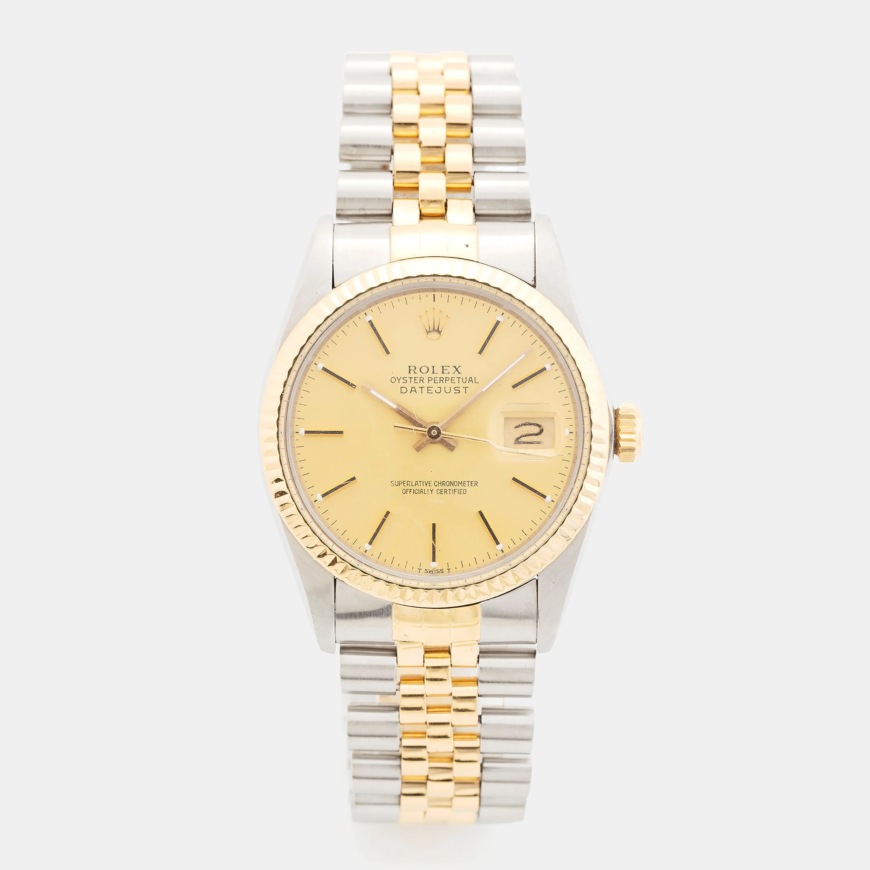 Rolex Datejust 36 16013 36mm Yellow gold and stainless steel Yellow