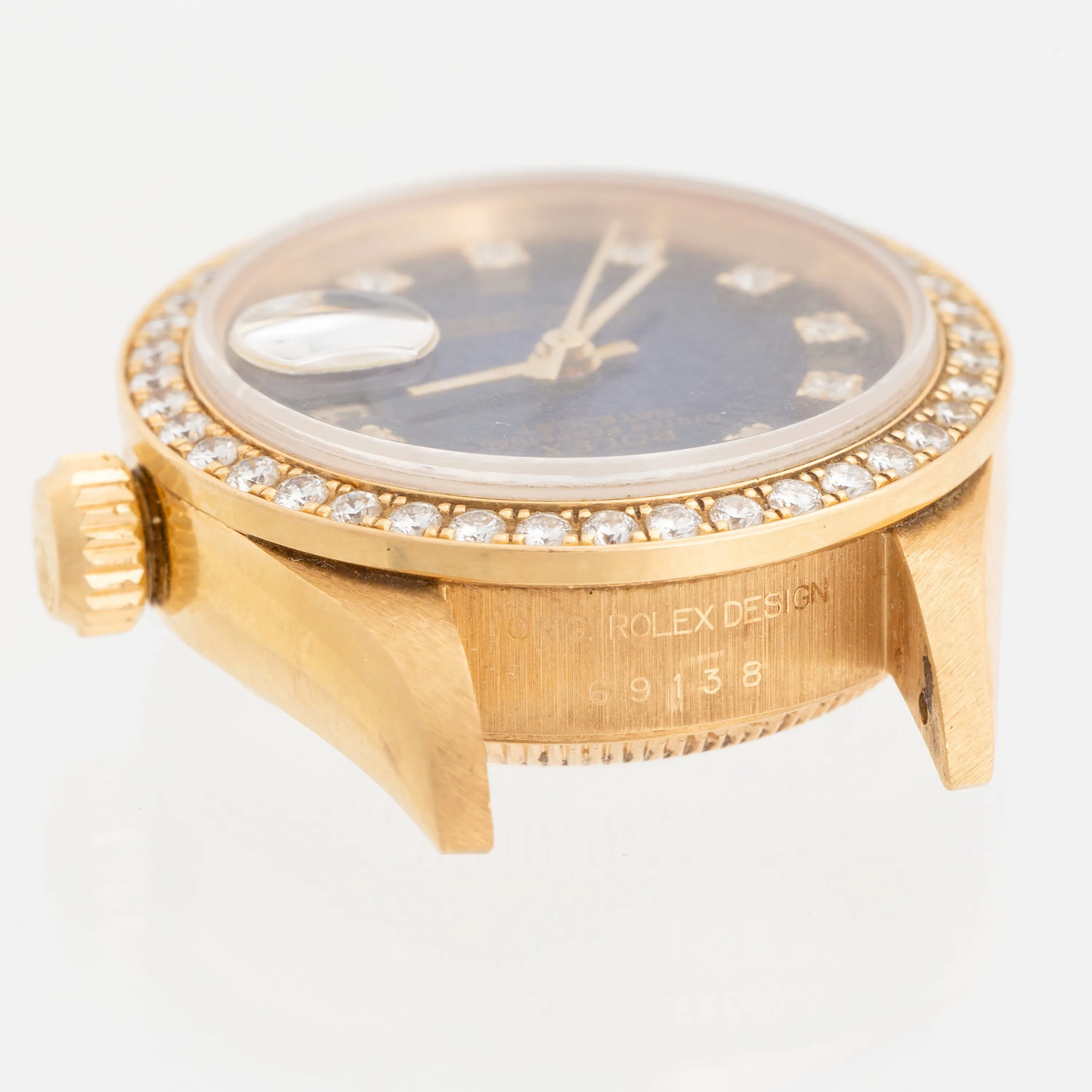 Rolex Lady-Datejust 69138 26mm Yellow gold Blue 18