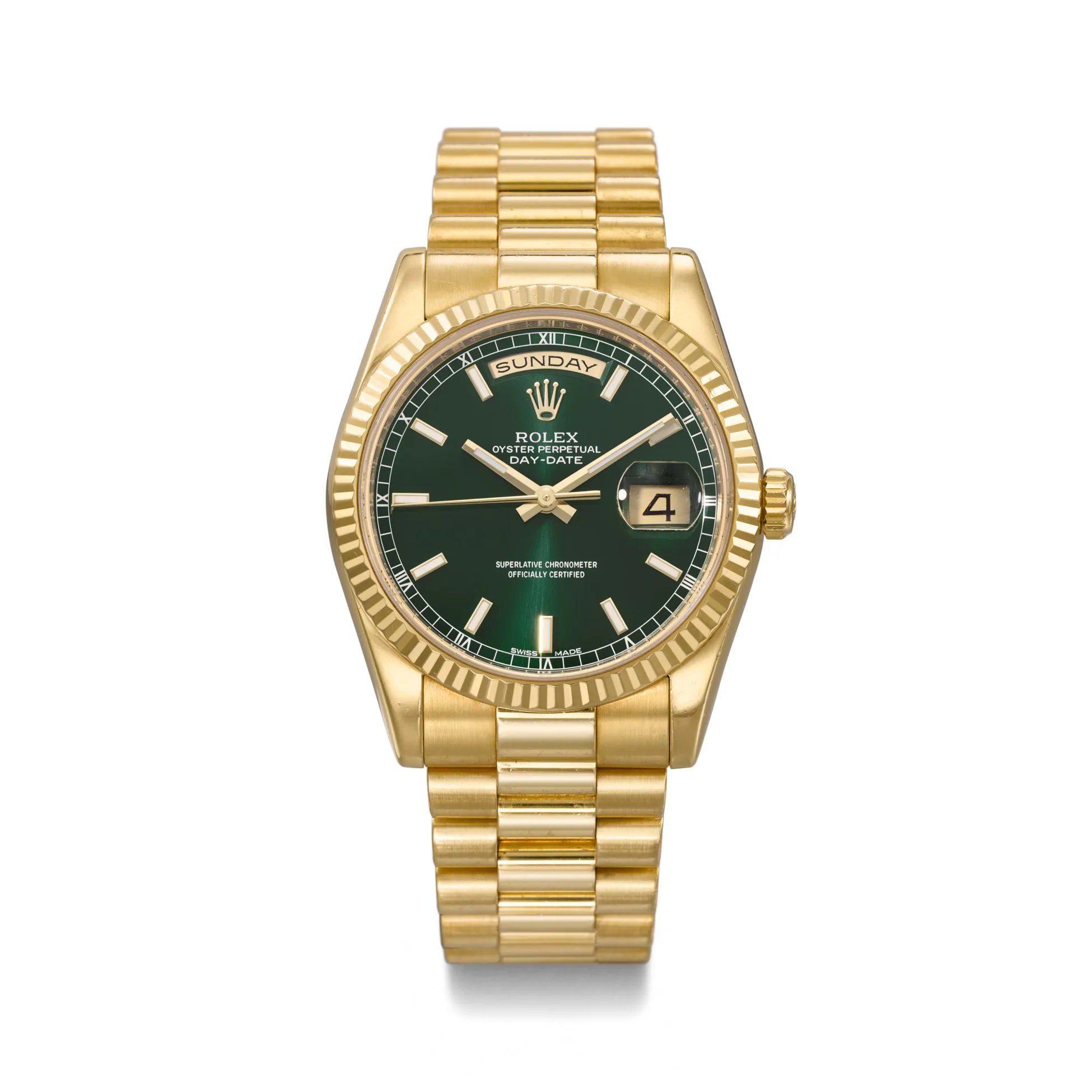 Rolex Day-Date 36 118238 36mm Yellow gold Champagne