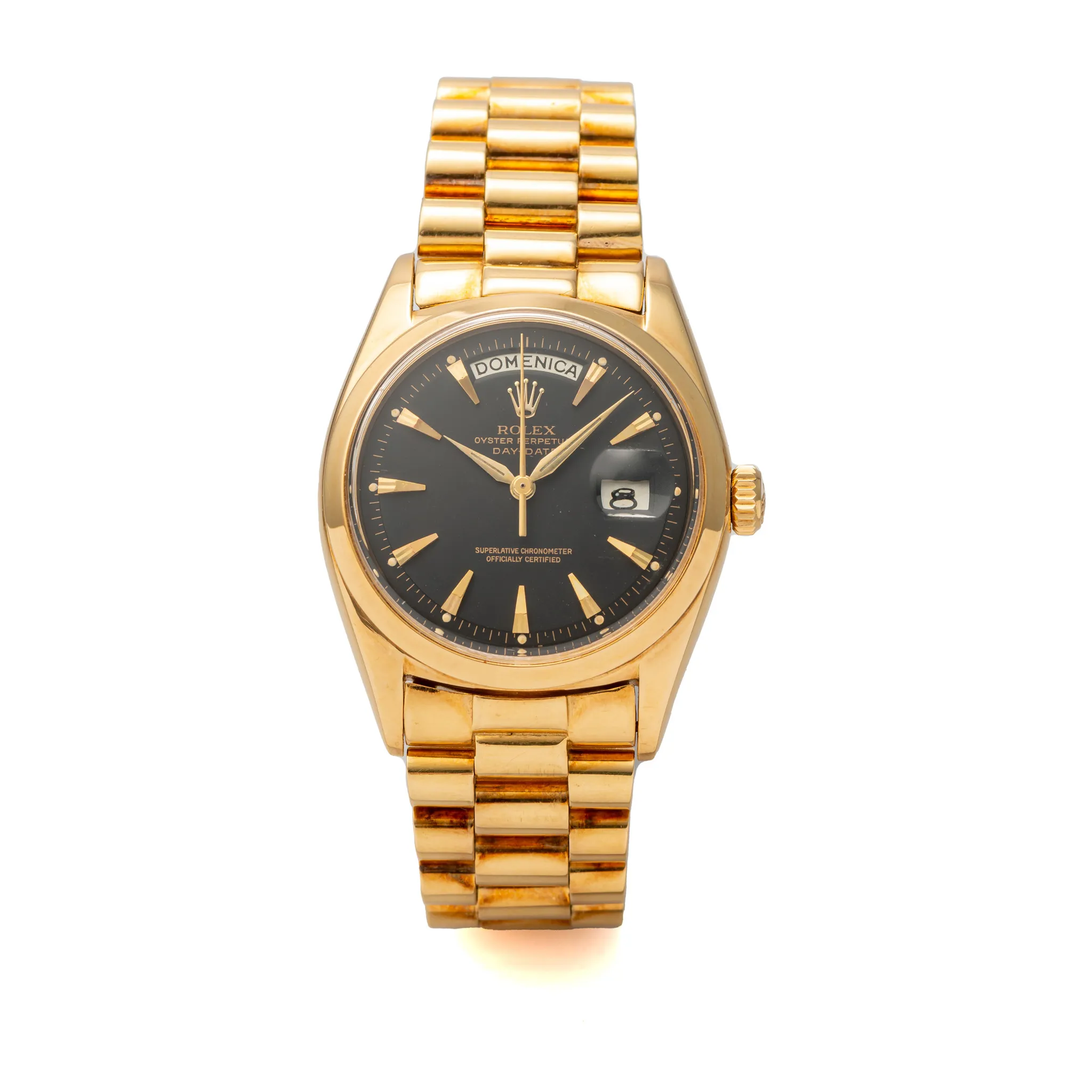 Rolex Day-Date 36 1802 36mm Yellow gold Black