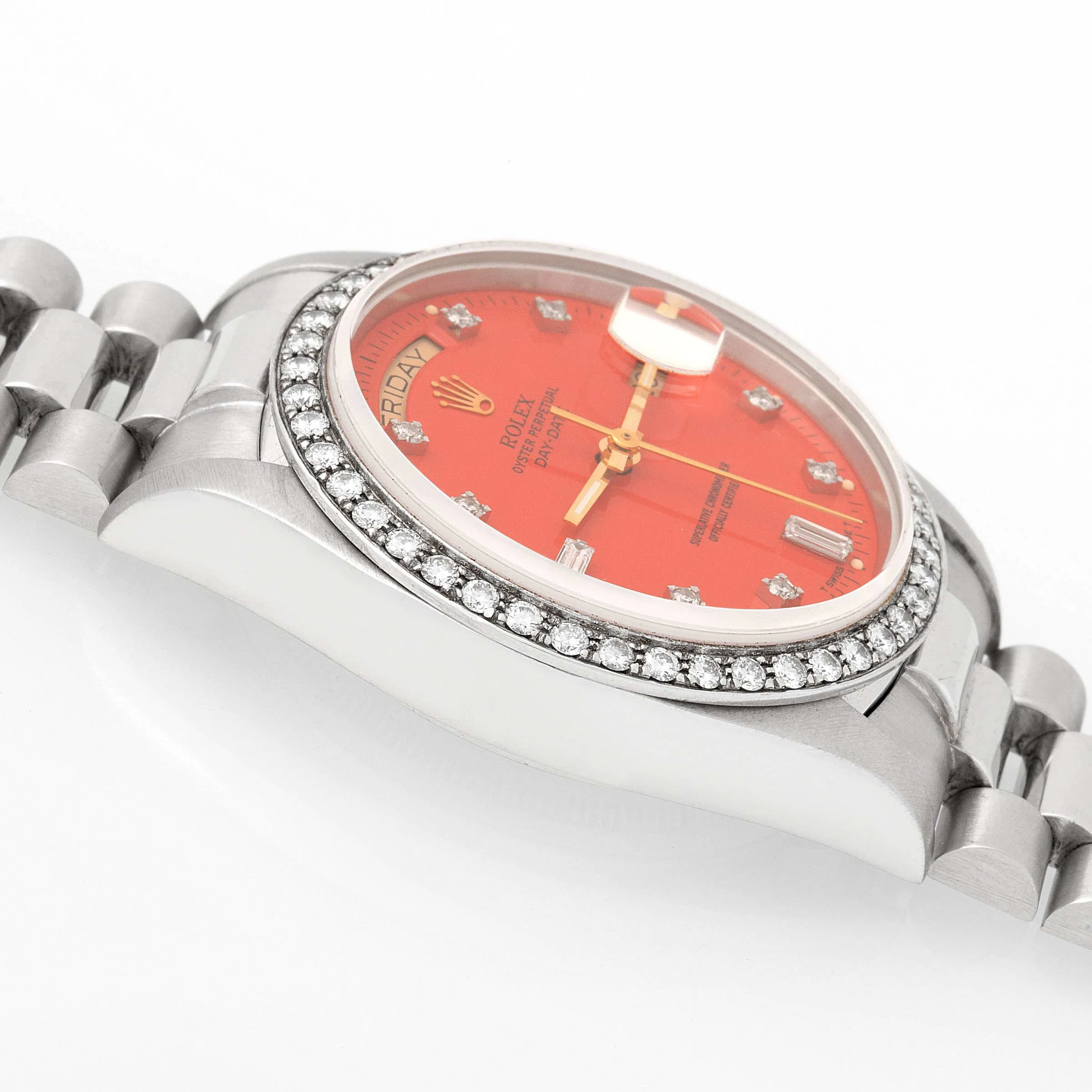 Rolex Day-Date 36 18049 36mm White gold Red 3