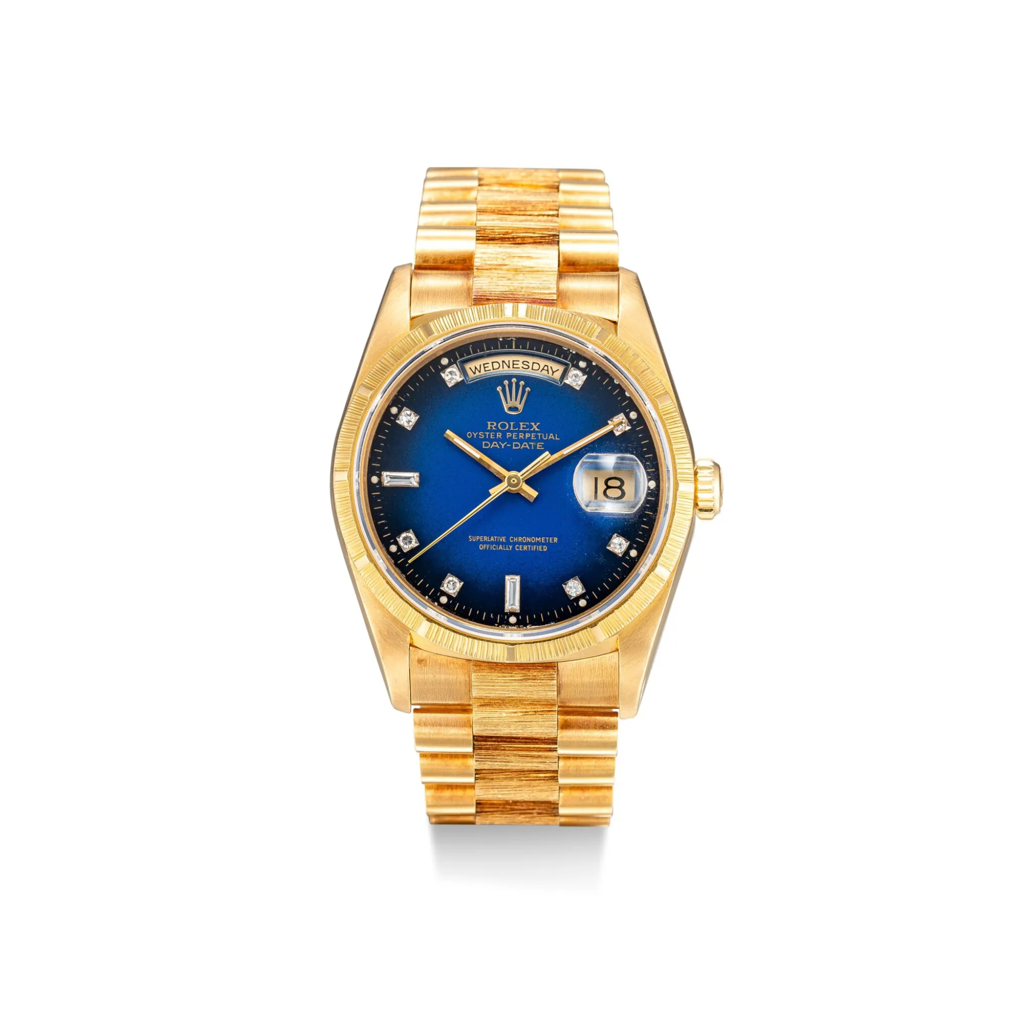 Rolex Day-Date 36 18248 36mm Yellow gold Blue