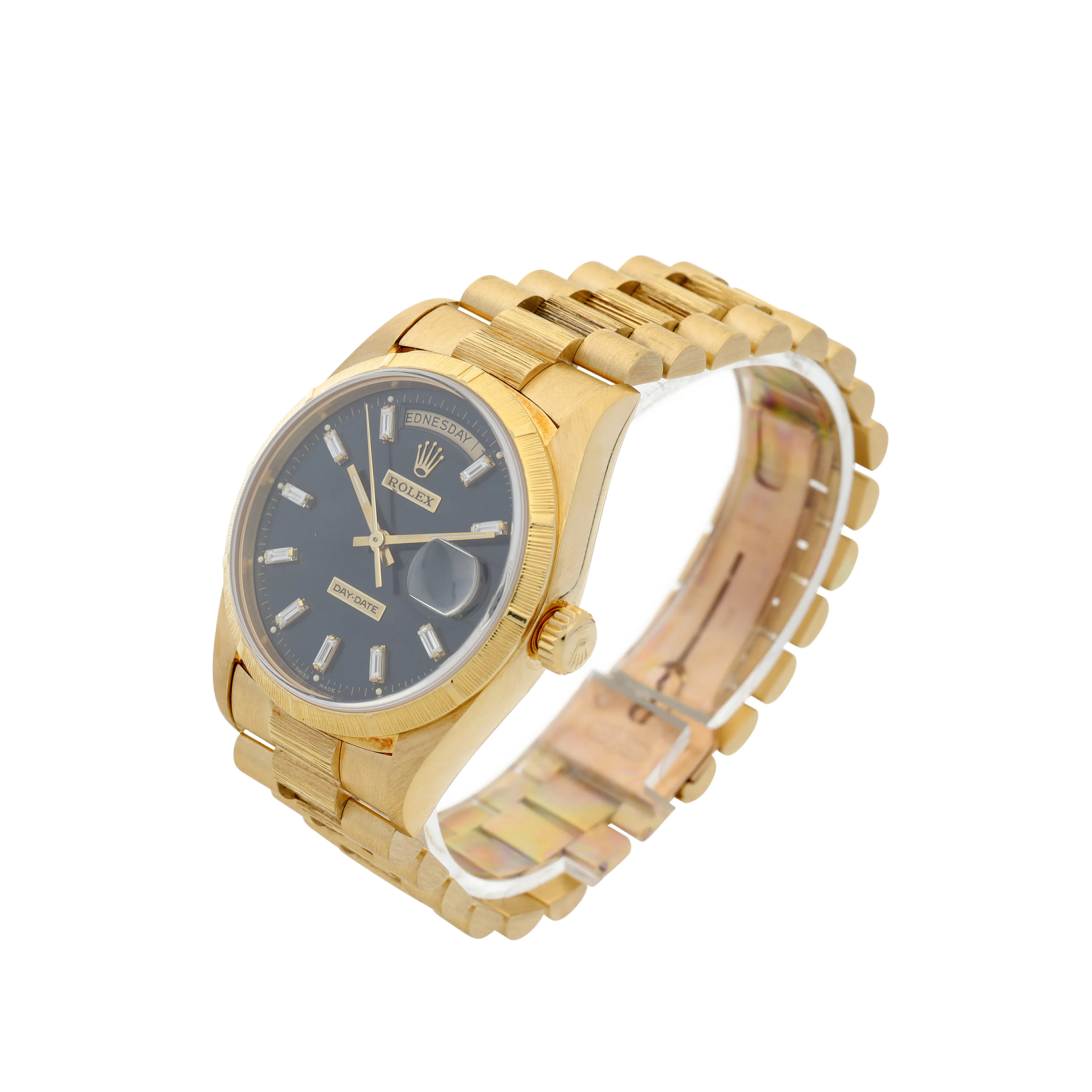 Rolex Day-Date 36 18248 35mm Yellow gold Black 1