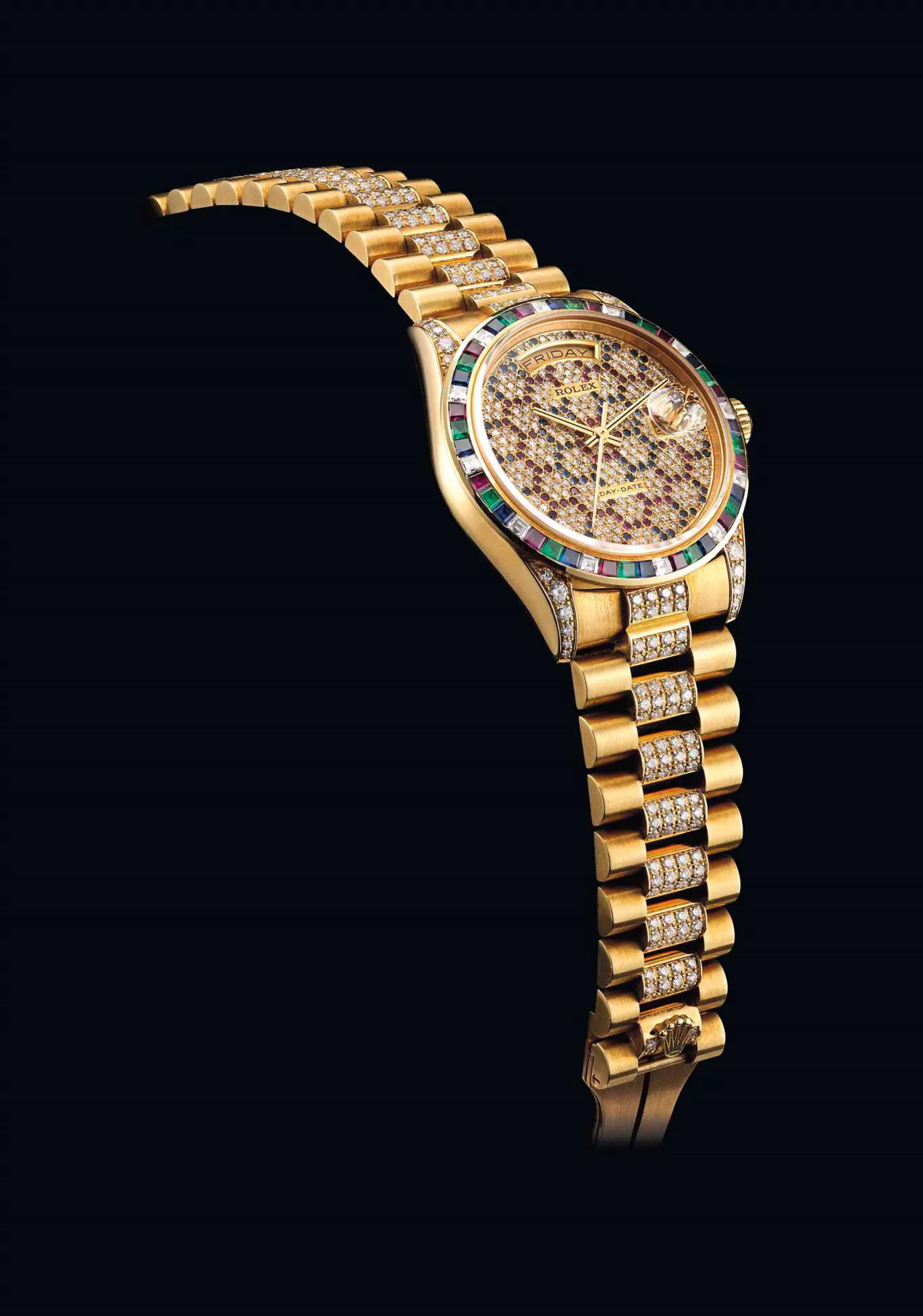 Rolex Day-Date 18338/18200 36mm Yellow gold Diamond