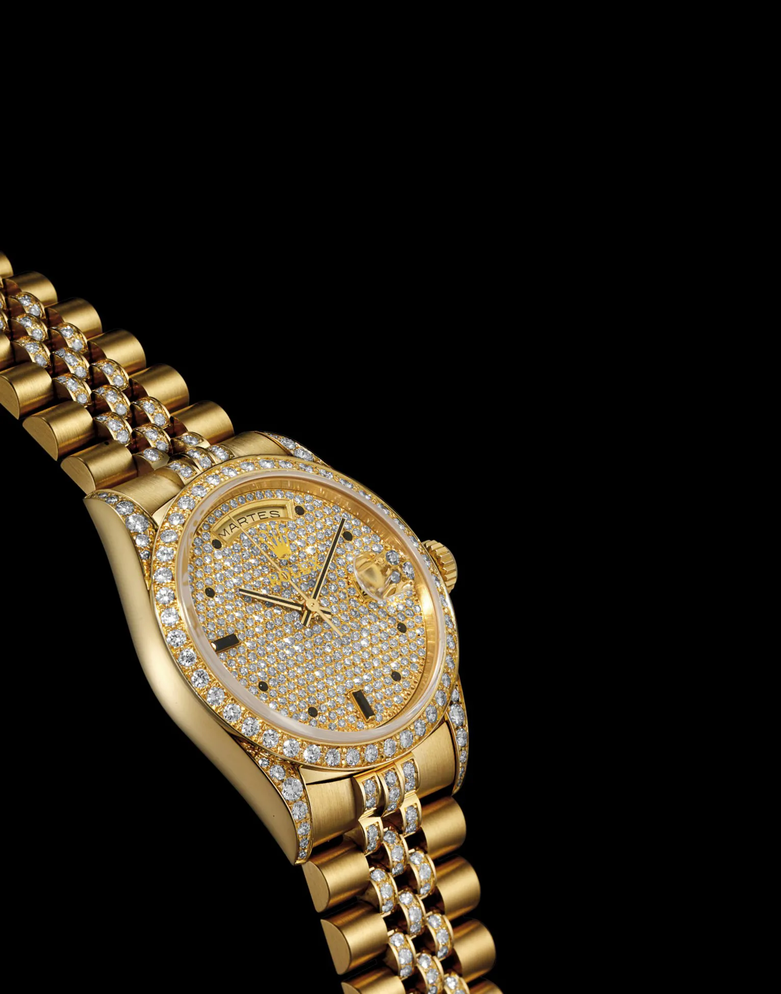 Rolex Day-Date 36 18388 35mm Yellow gold Diamond