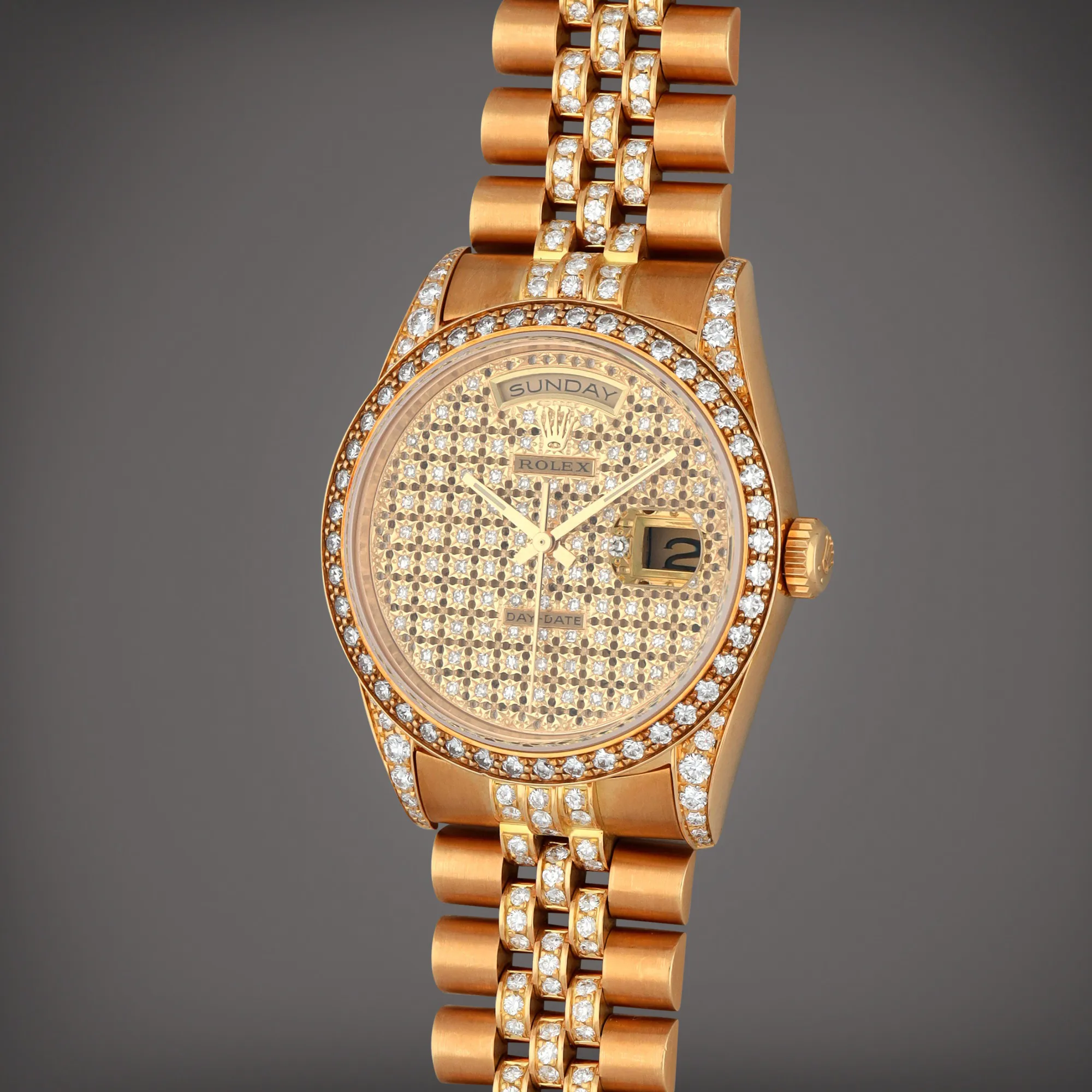 Rolex Day-Date 36 18388 36mm Yellow gold Diamond