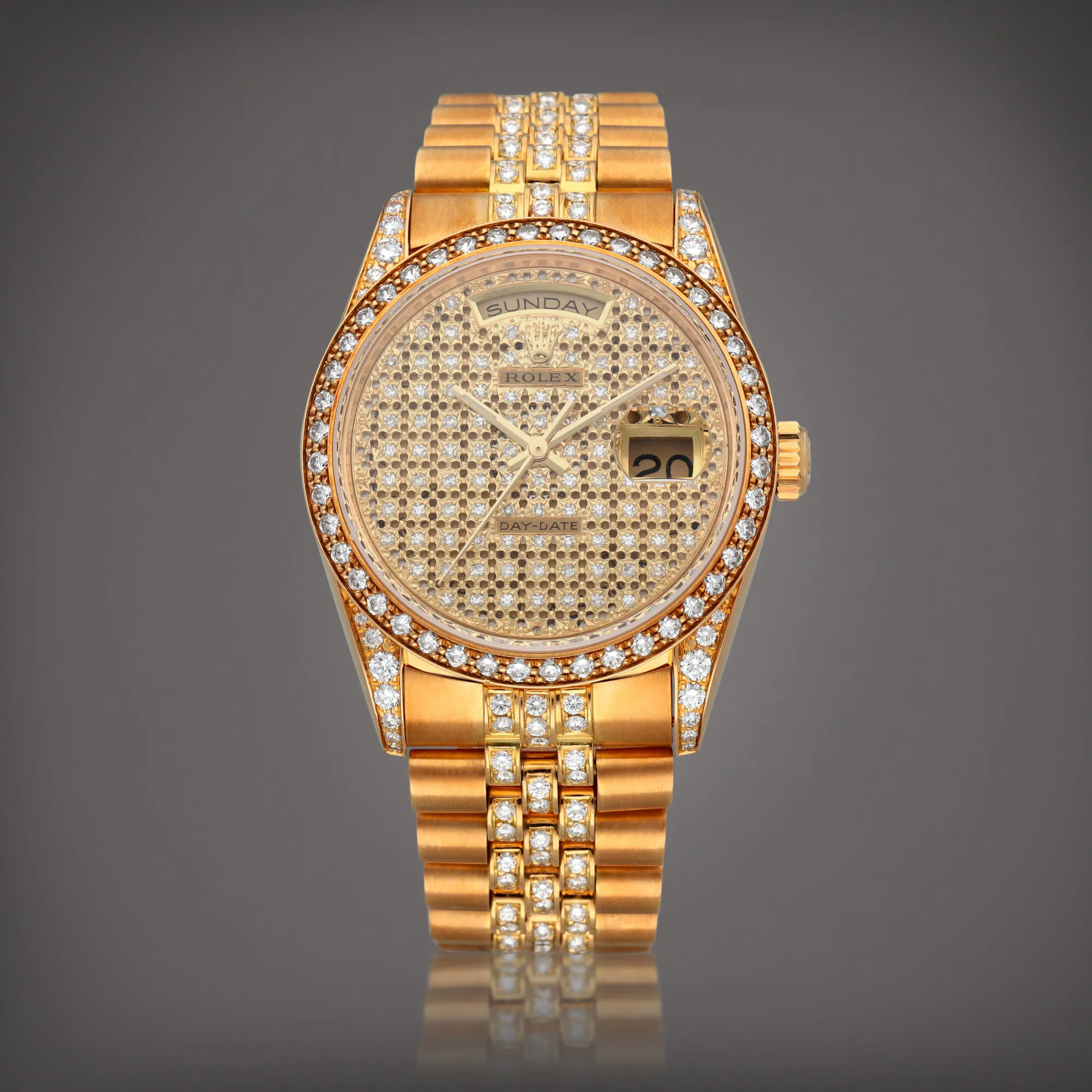 Rolex Day-Date 36 18388 36mm Yellow gold Diamond 1