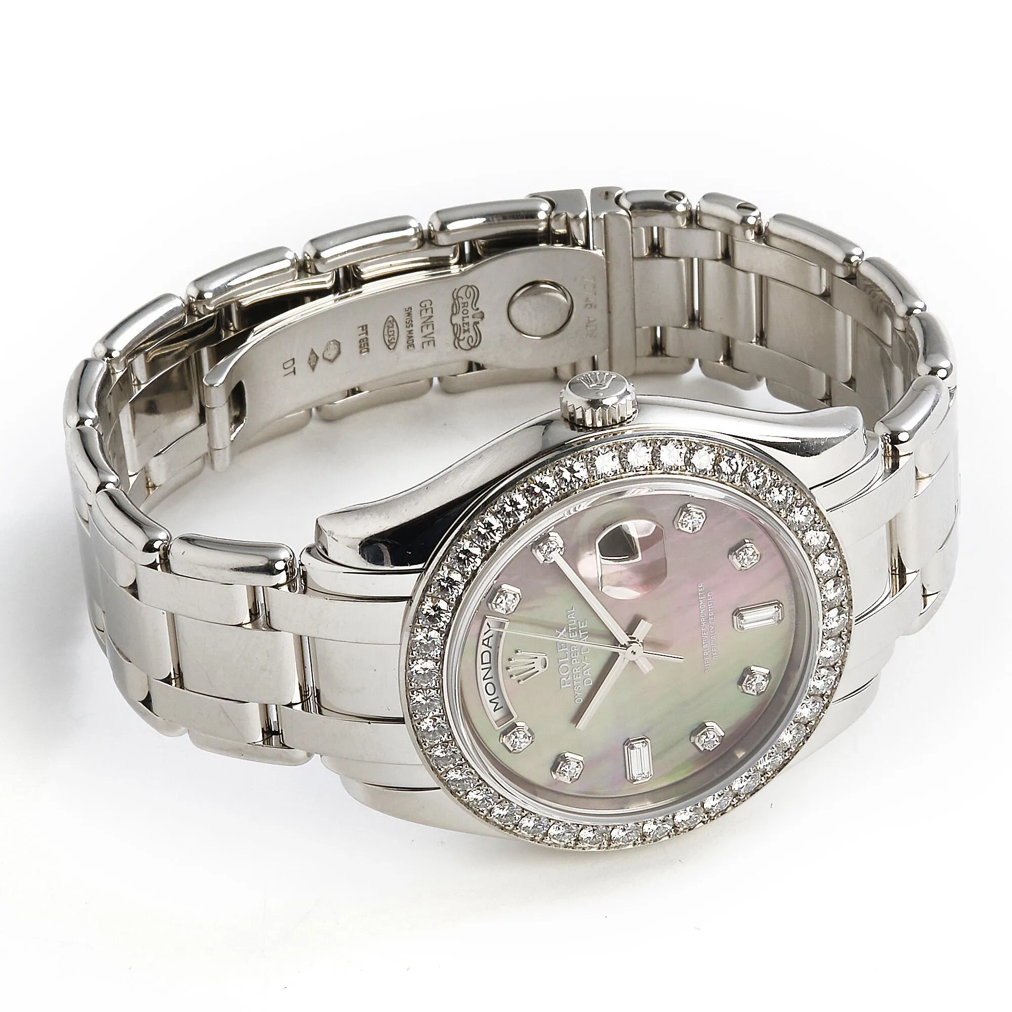 Rolex Day-Date 18946 39mm Platinum Mother-of-pearl 2