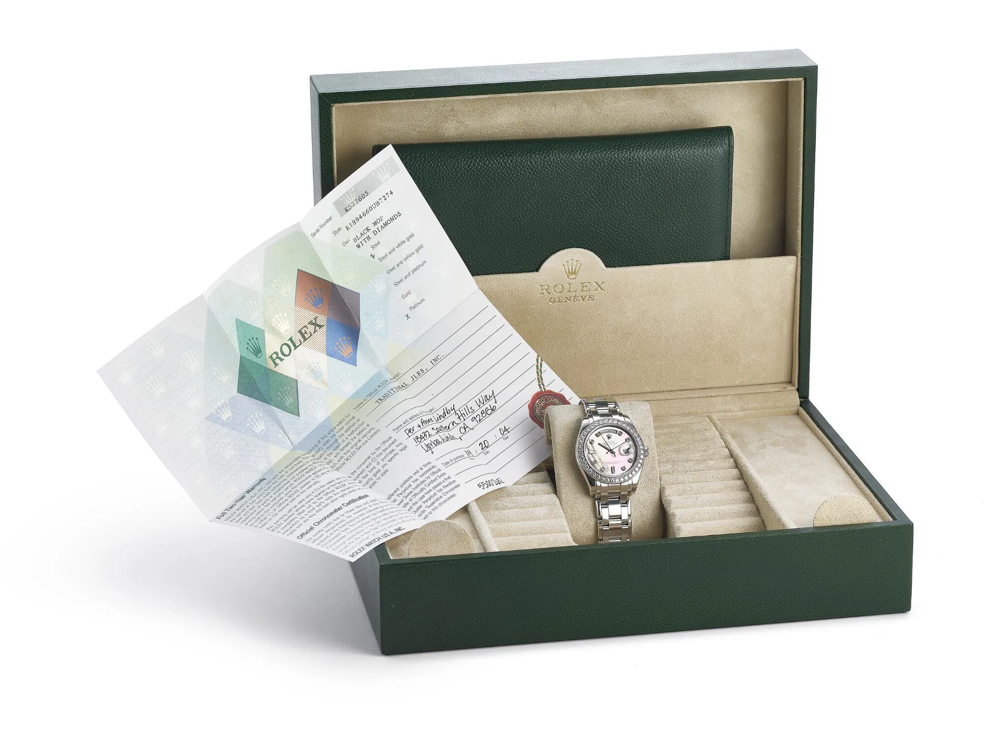 Rolex Day-Date 18946 39mm Platinum Mother-of-pearl 4