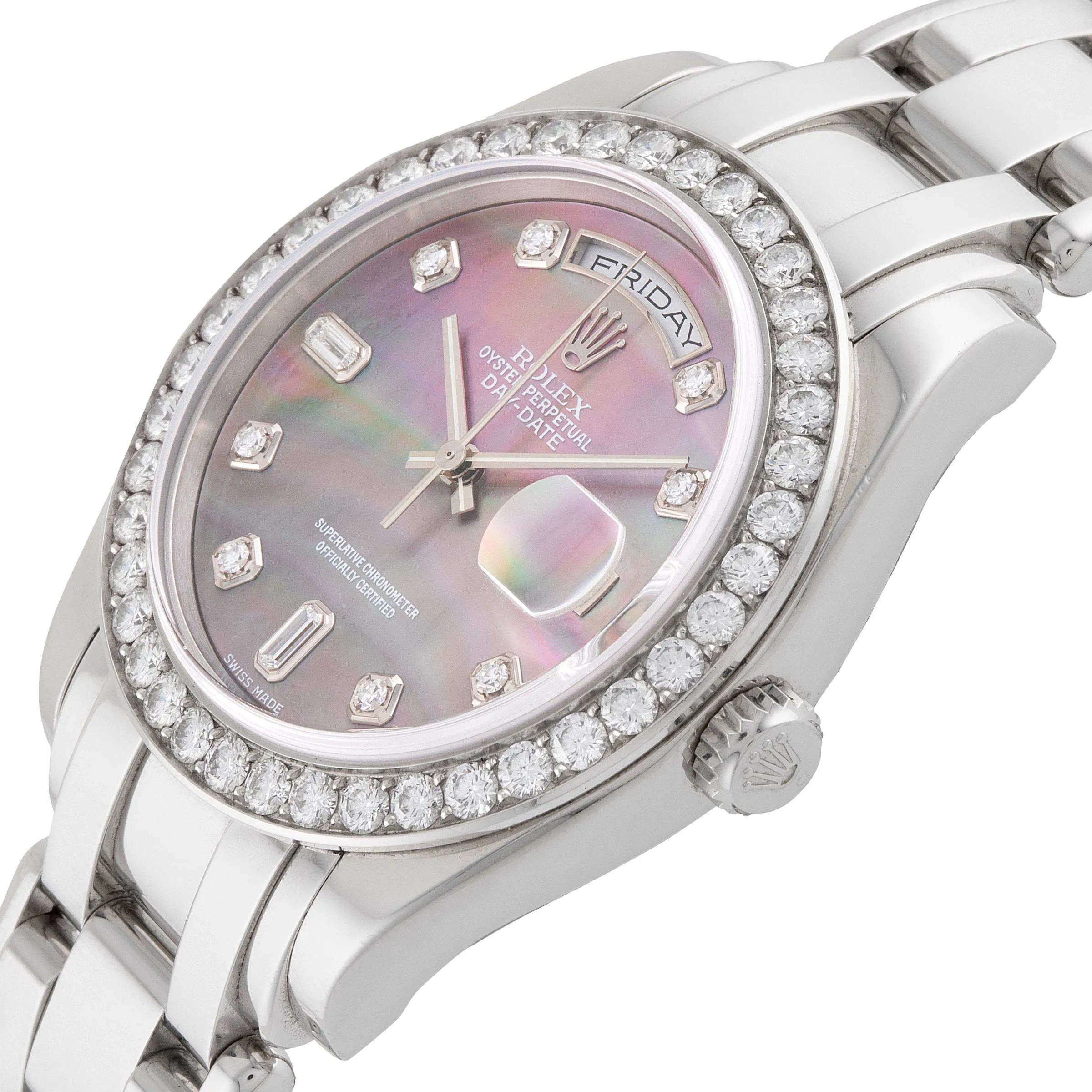 Rolex Day-Date 18946 36mm Platinum Mother-of-pearl 1