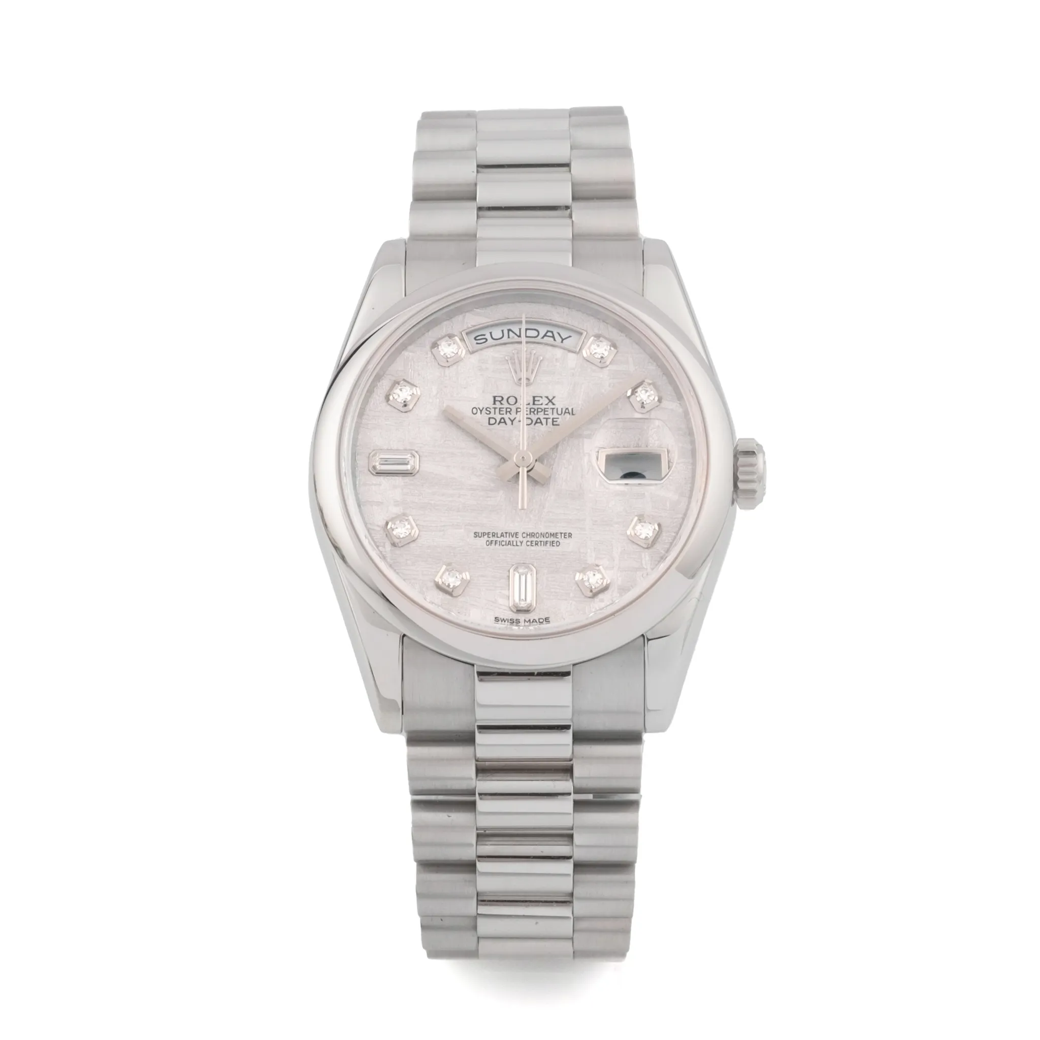 Rolex Day-Date 36 118206 36mm Platinum