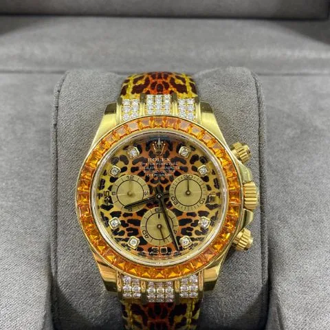 Rolex Daytona 116598 SACO 40mm Yellow gold Orange