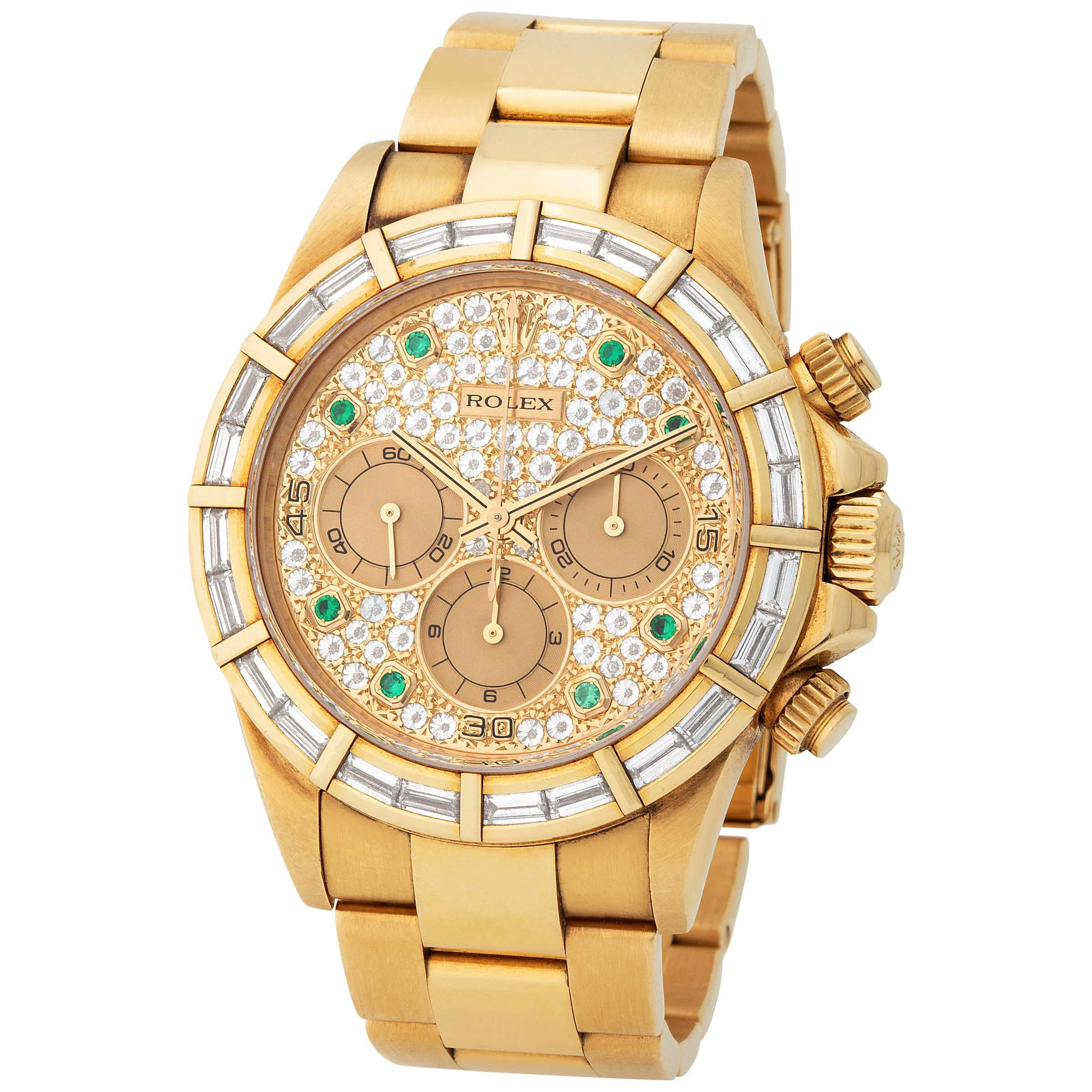 Rolex Daytona 16568 40mm Yellow gold Emerald