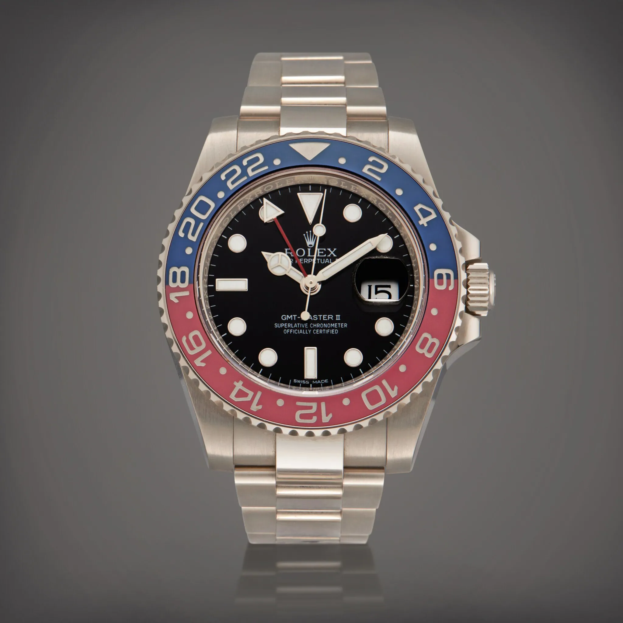 Rolex GMT-Master II 116719BLRO 40mm White gold Black 1