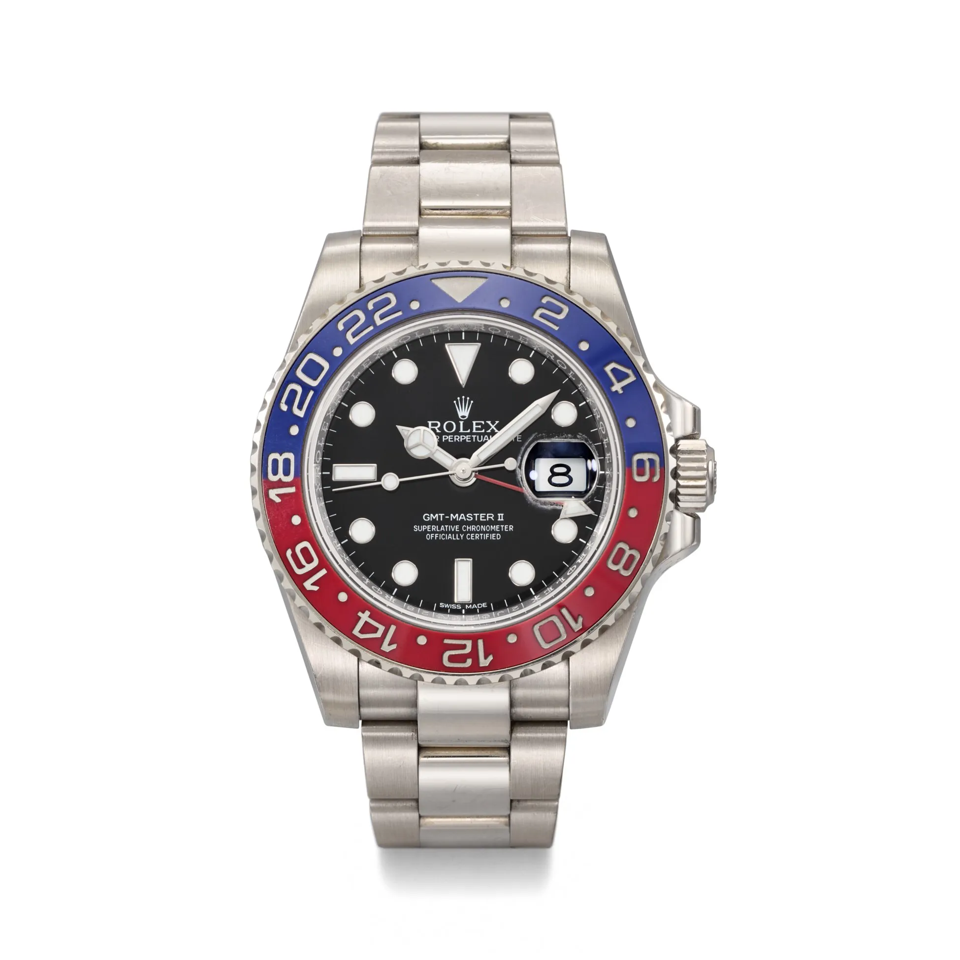 Rolex GMT-Master II 116719BLRO 40mm White gold Black