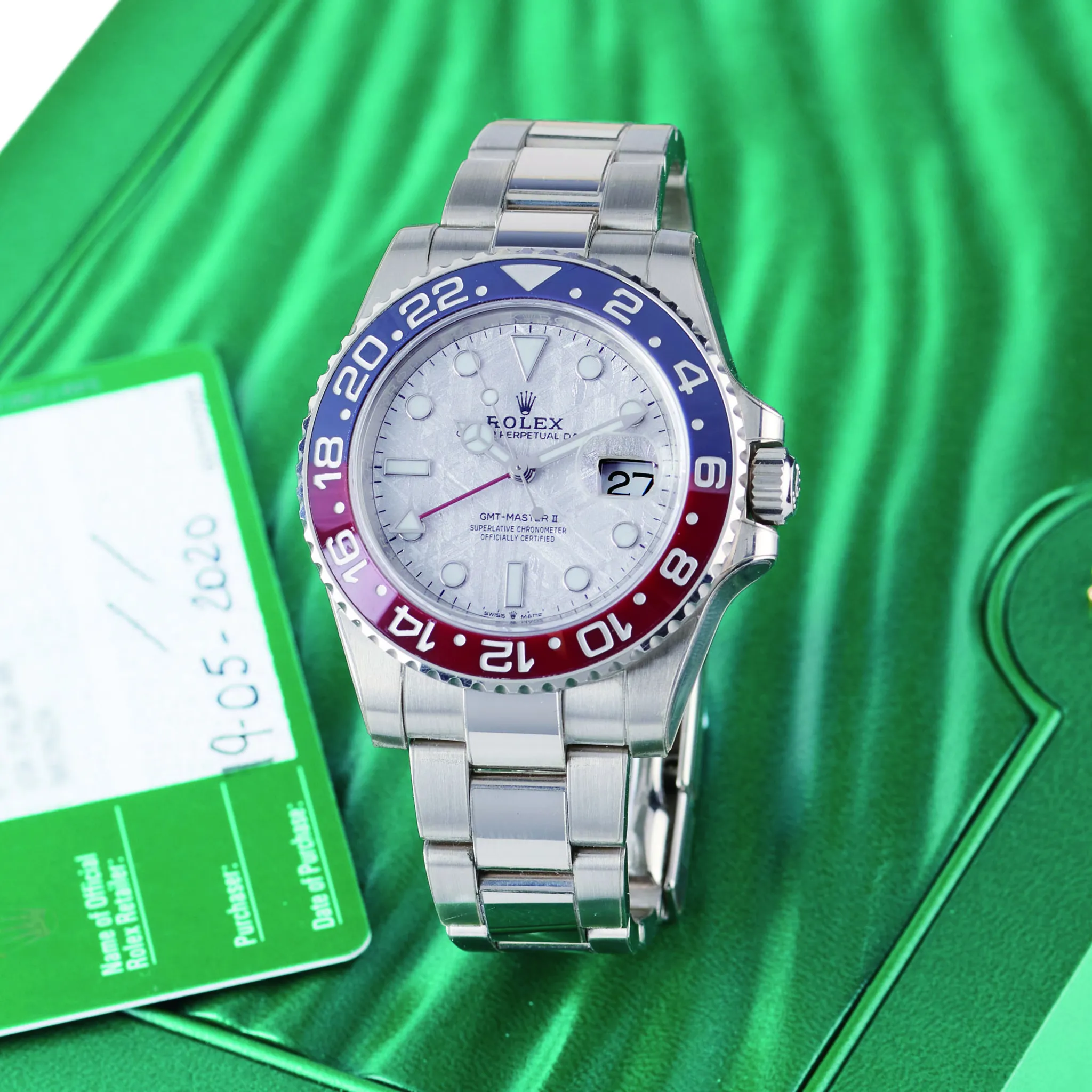 Rolex GMT-Master II 126719BLRO 40mm White gold Meteorite 1