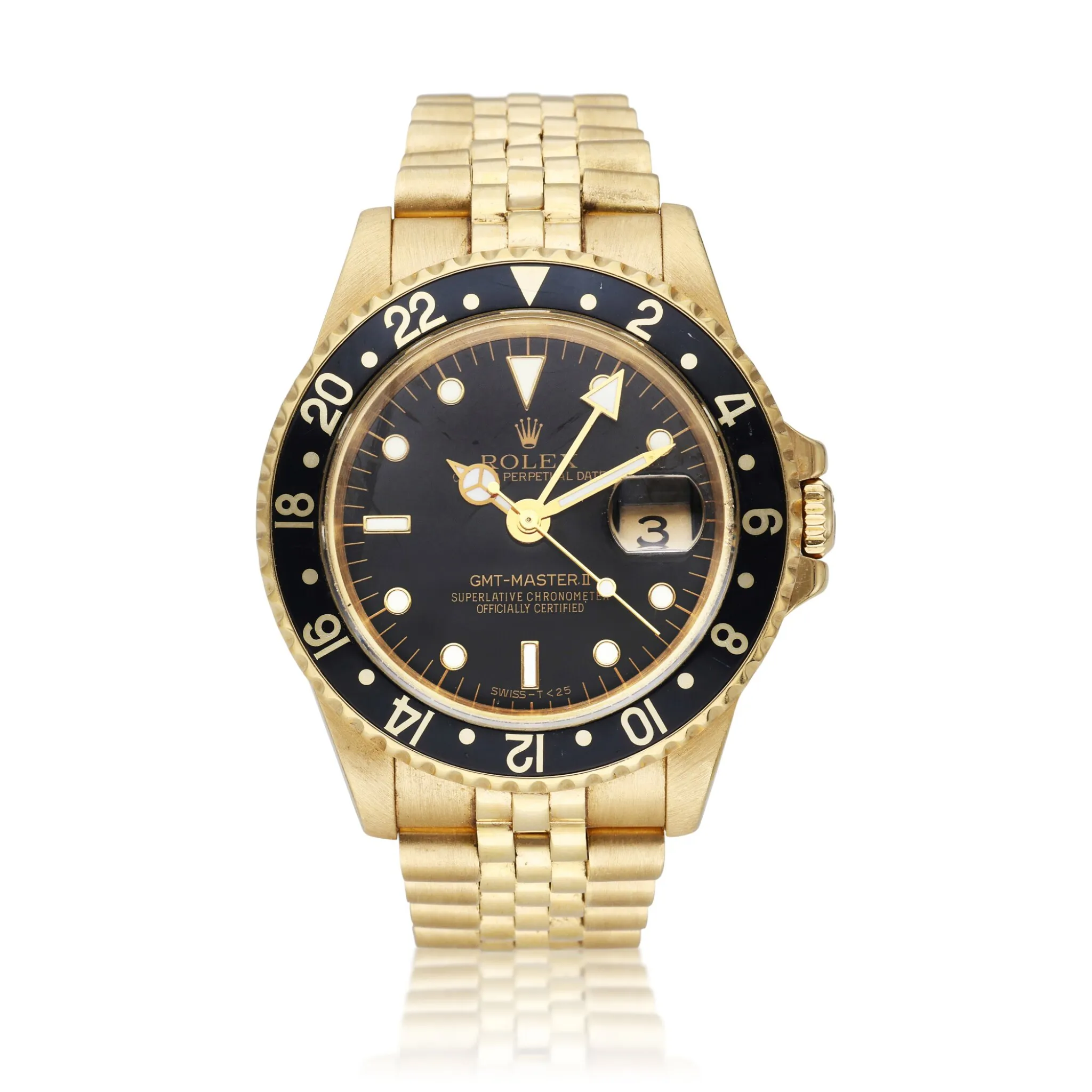 Rolex GMT-Master II 16718 40mm Yellow gold Black