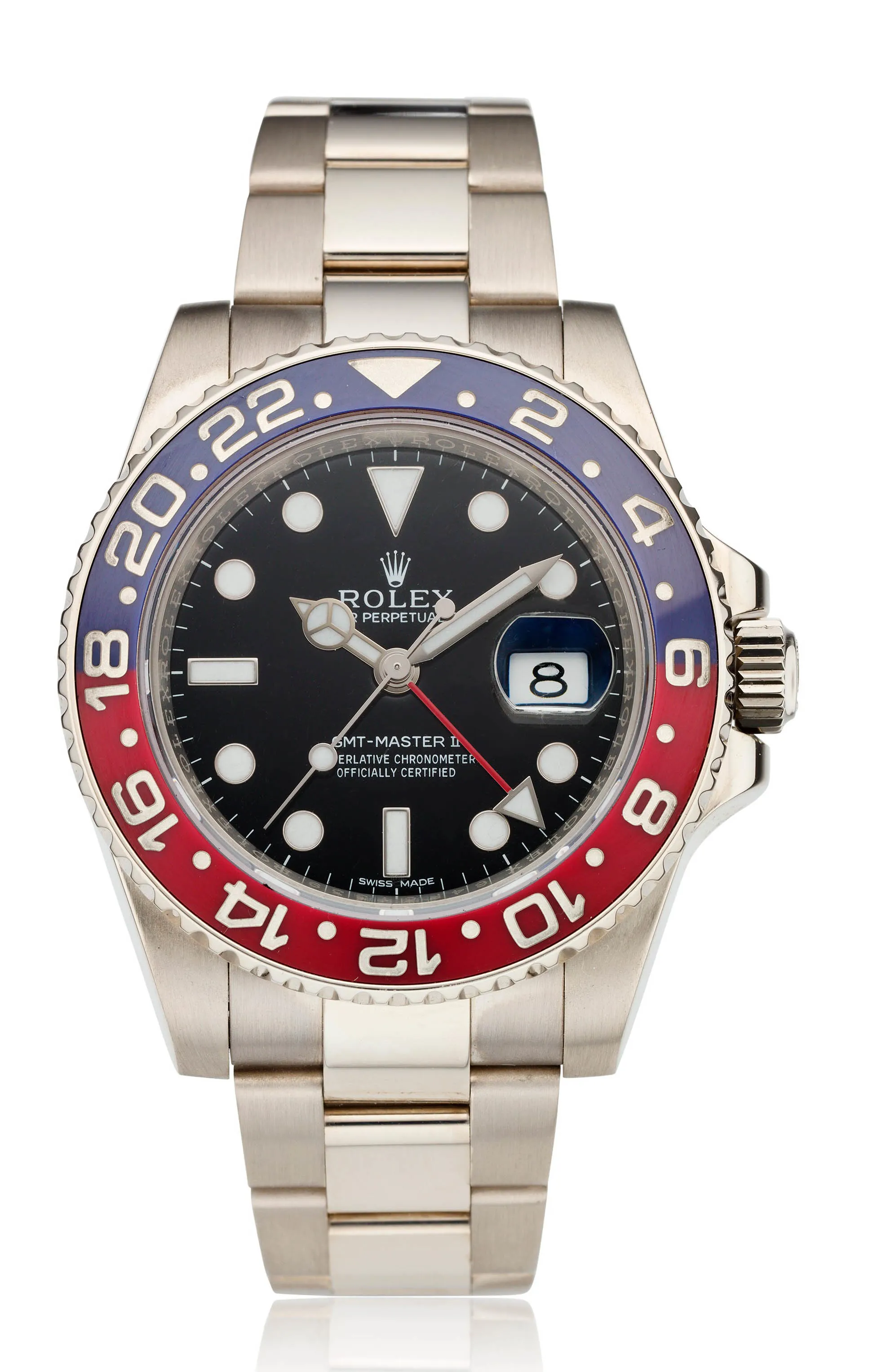 Rolex GMT-Master II 116719BLRO 40mm White gold Black