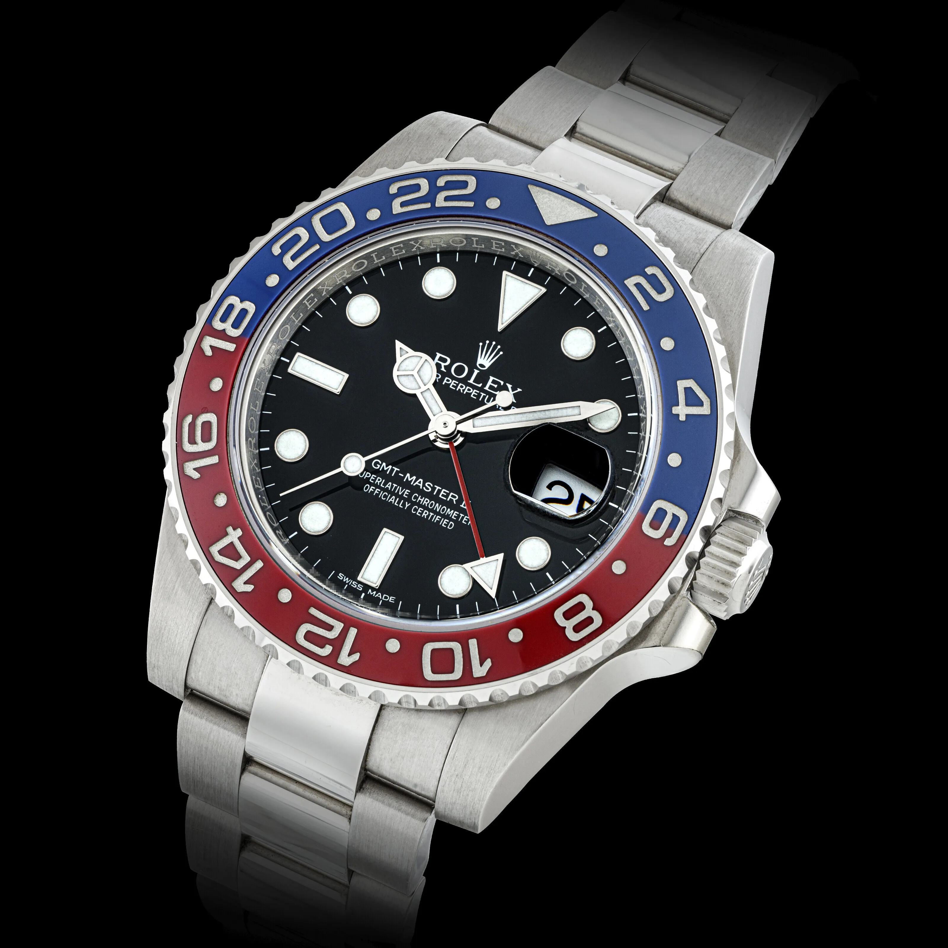 Rolex GMT-Master II 116719BLRO 40mm White gold Black