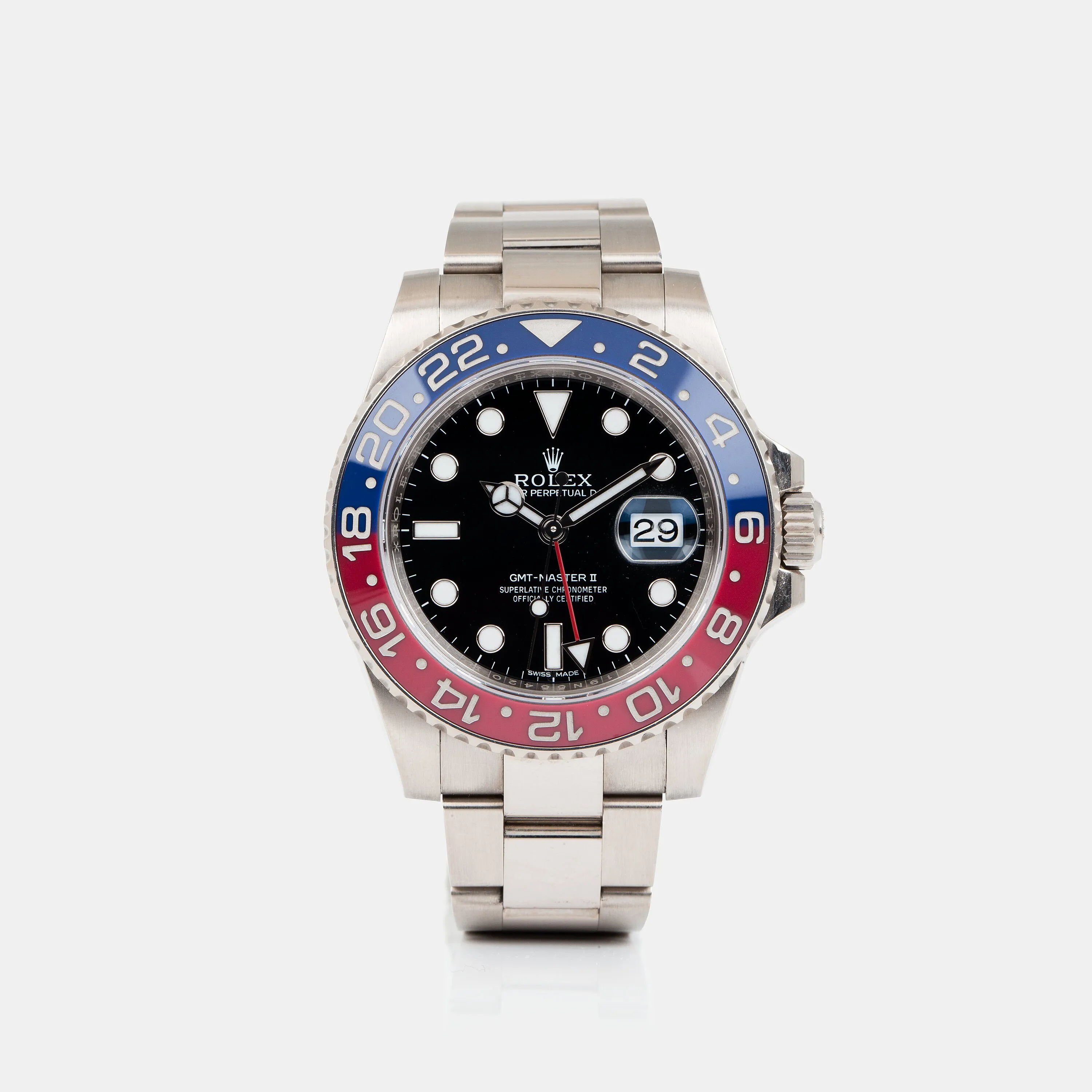 Rolex GMT-Master II 116719BLRO-0001 40mm White gold Black