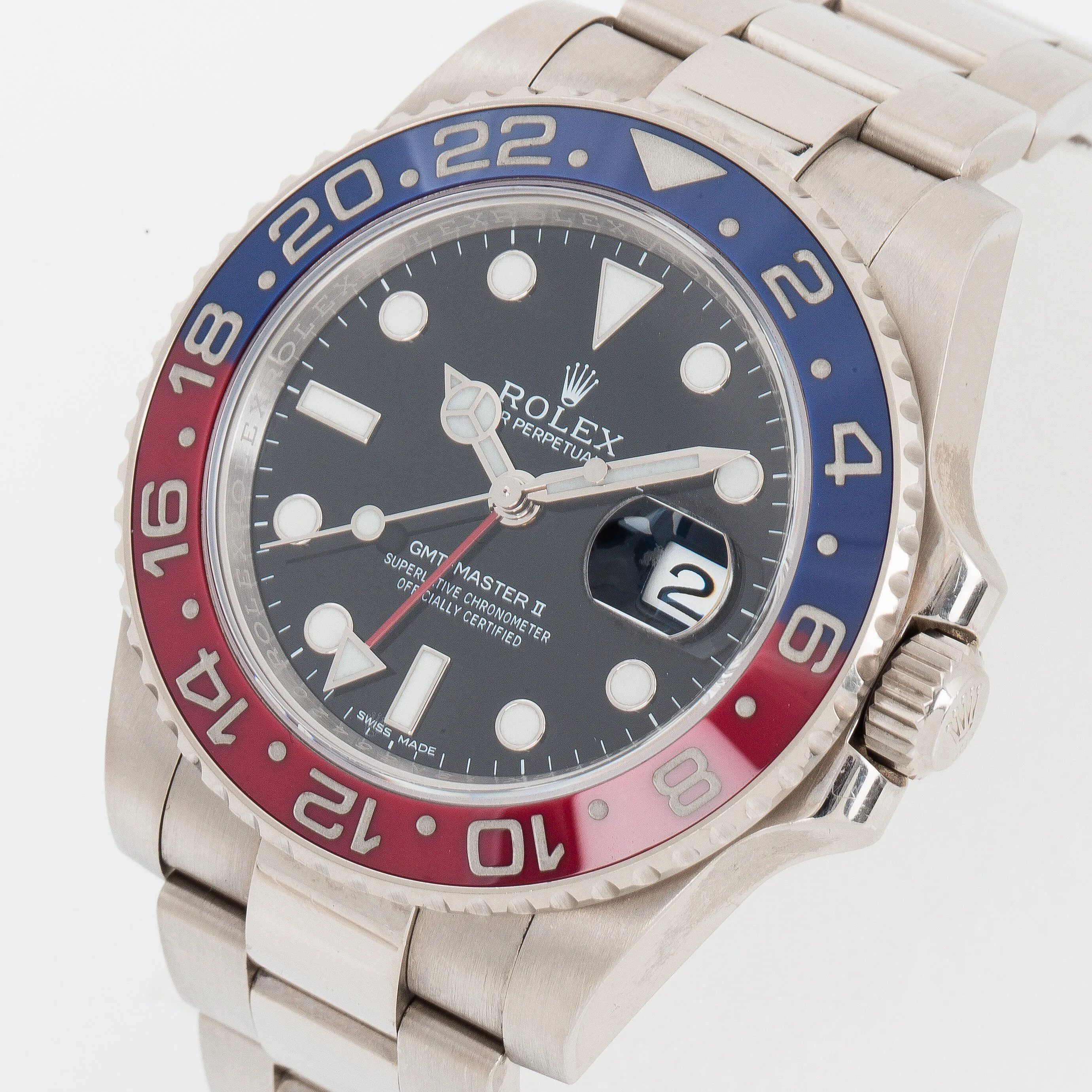 Rolex GMT-Master II 116719BLRO-0001 40mm White gold Black 1