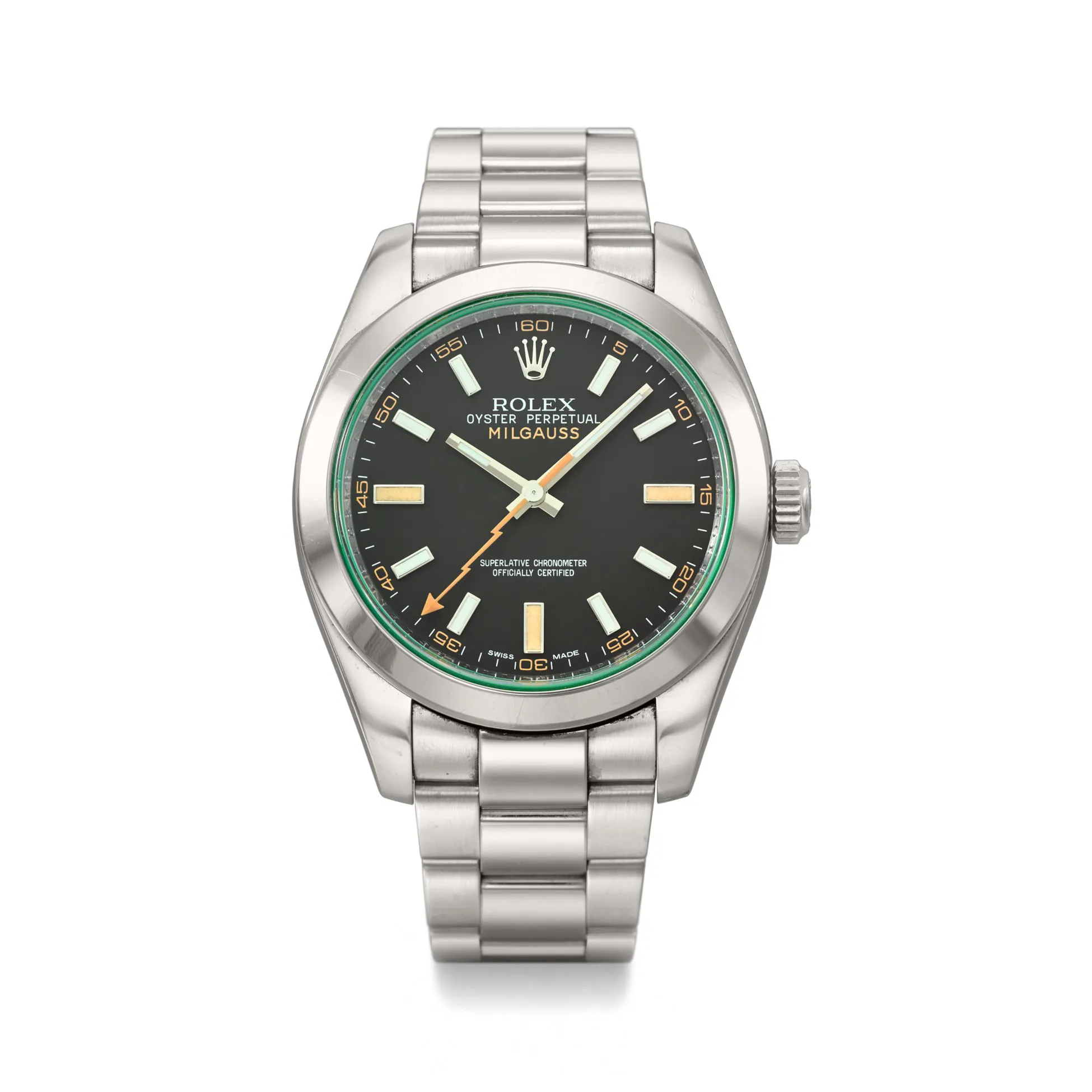 Rolex Milgauss 116400 40mm Stainless steel Black