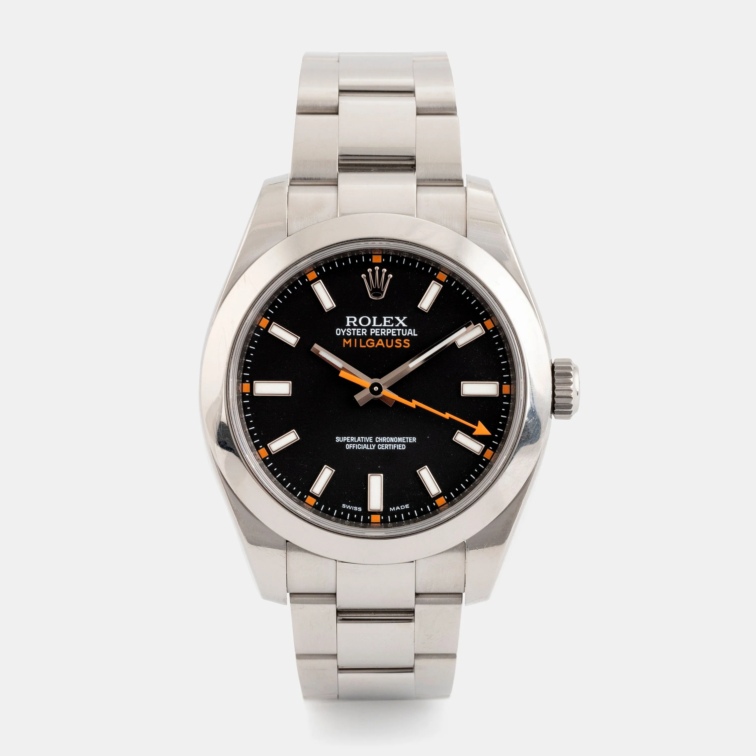 Rolex Milgauss 116400 40mm Stainless steel Black