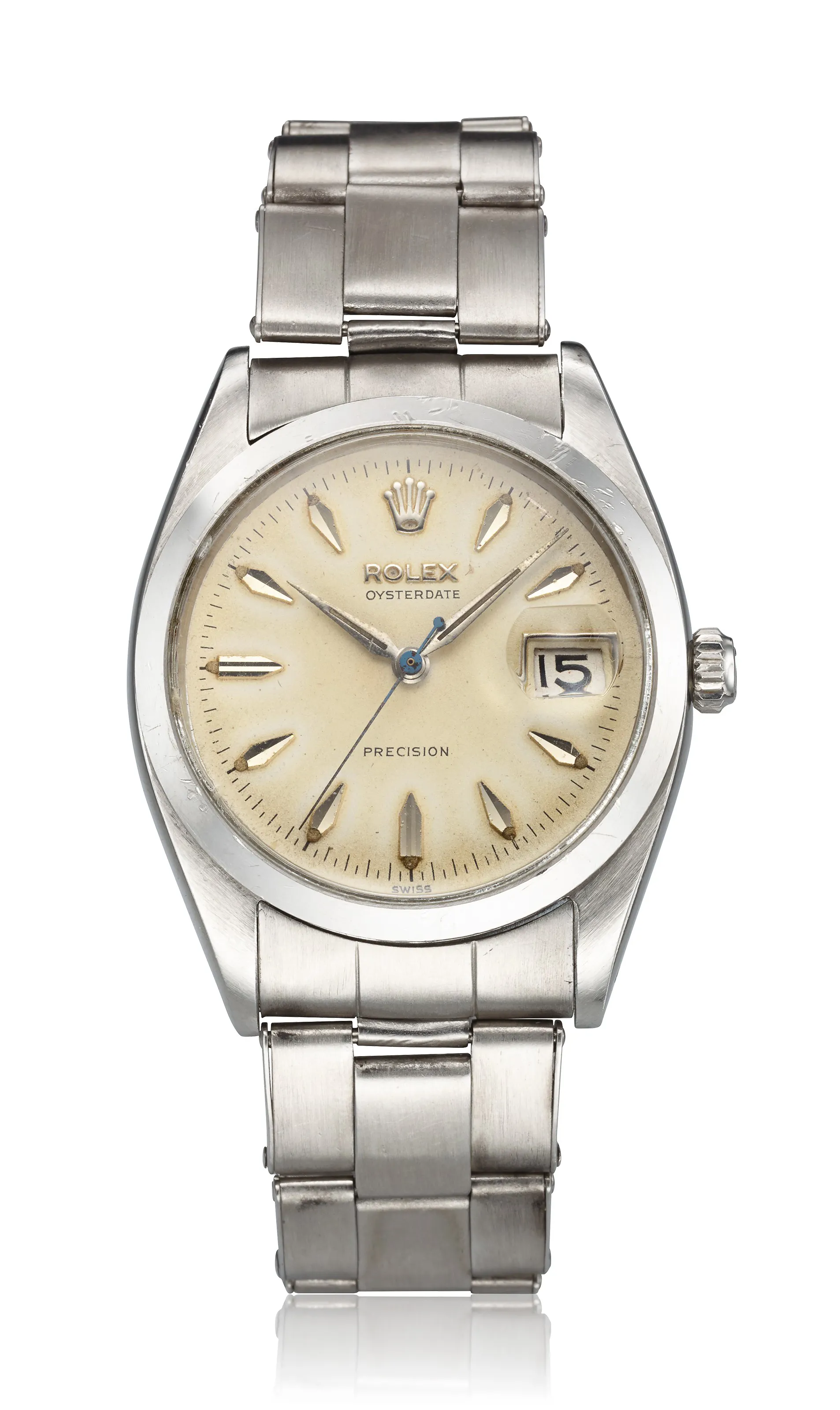 Rolex Oyster Date 6494 35mm Stainless steel White