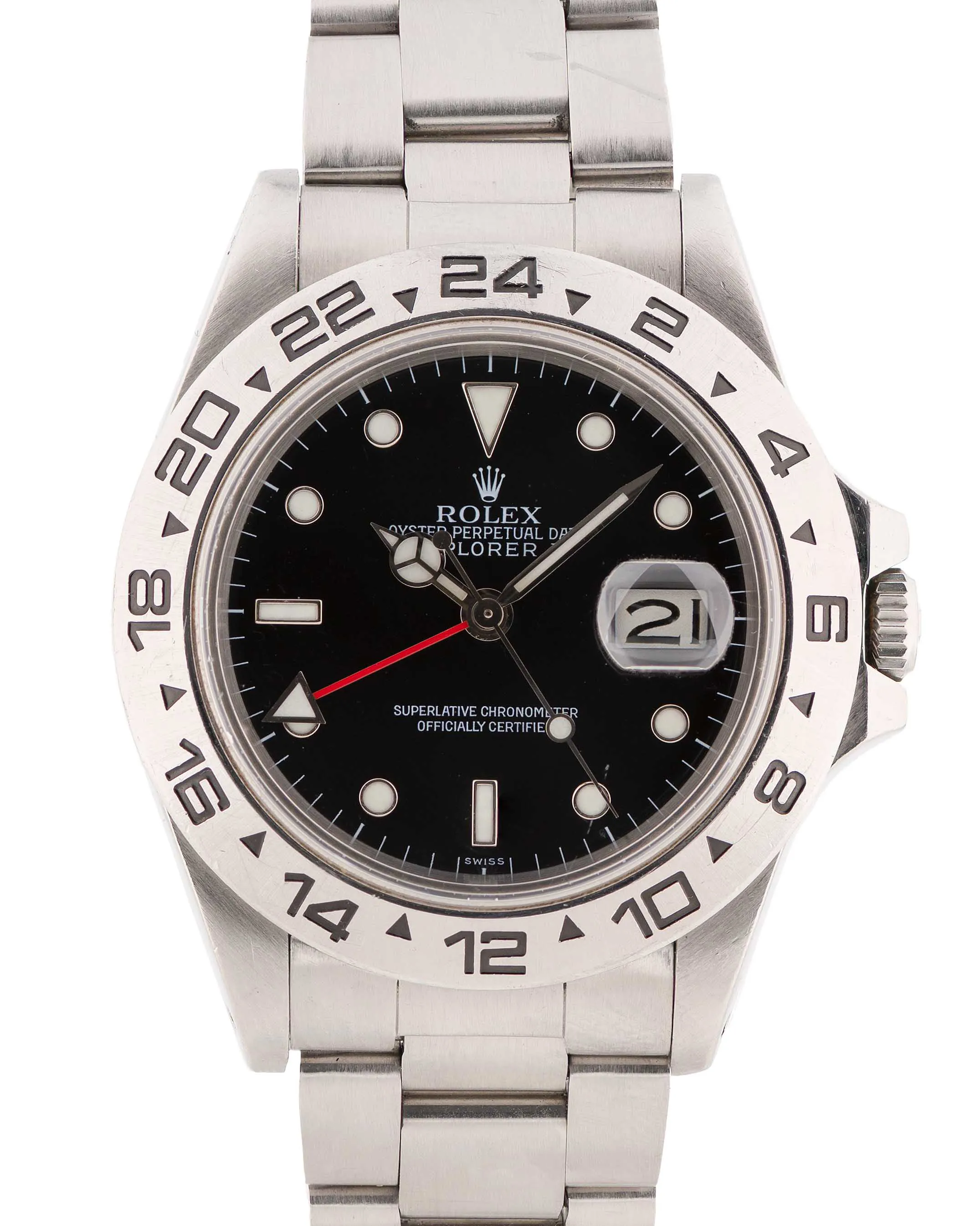 Rolex Explorer II 16550 40mm Stainless steel Black