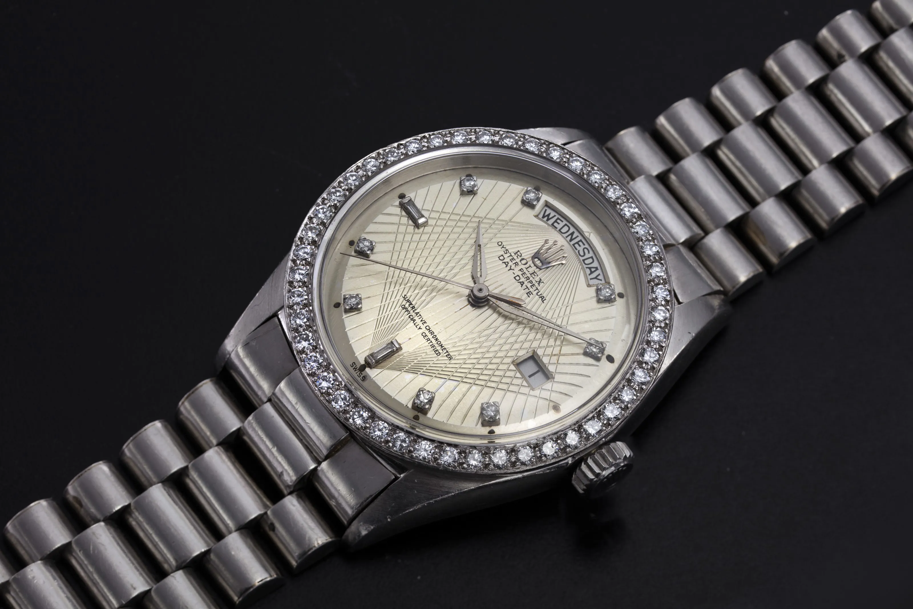 Rolex Day-Date 36 1804 36mm Platinum Silver