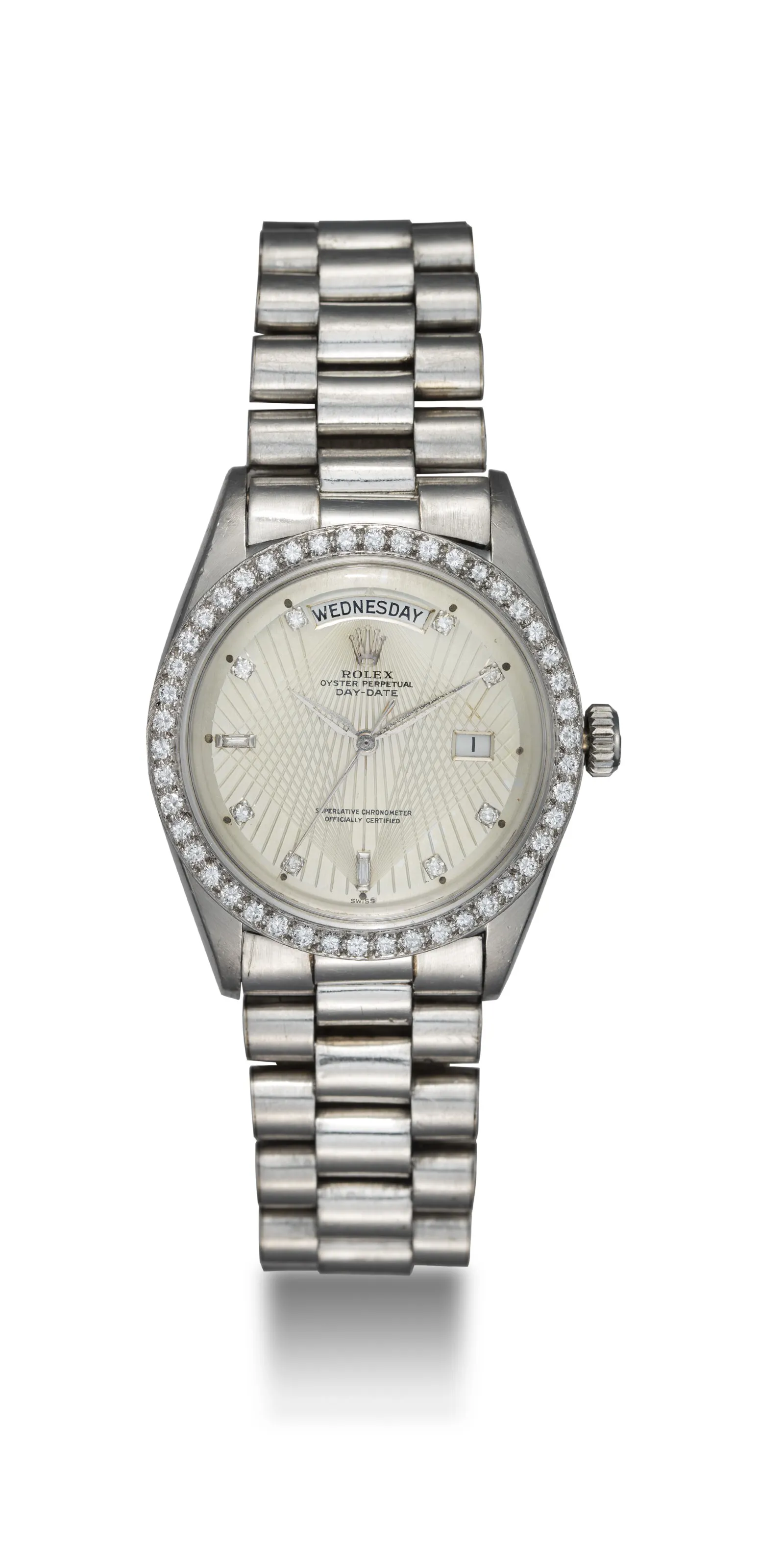 Rolex Day-Date 36 1804 36mm Platinum Silver 2