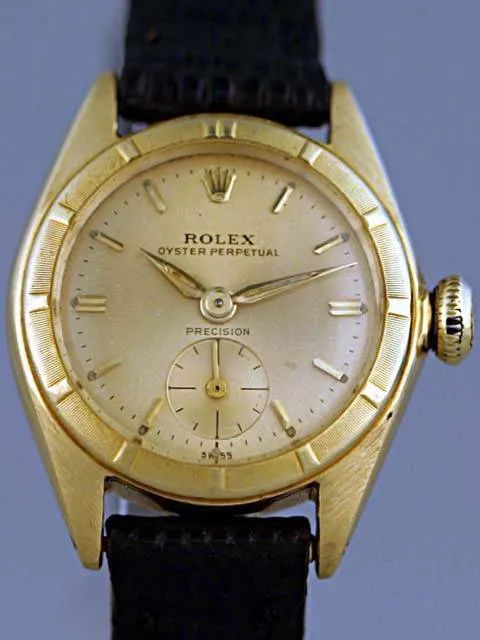 Rolex Oyster Perpetual 5003 24mm Yellow gold Champagne