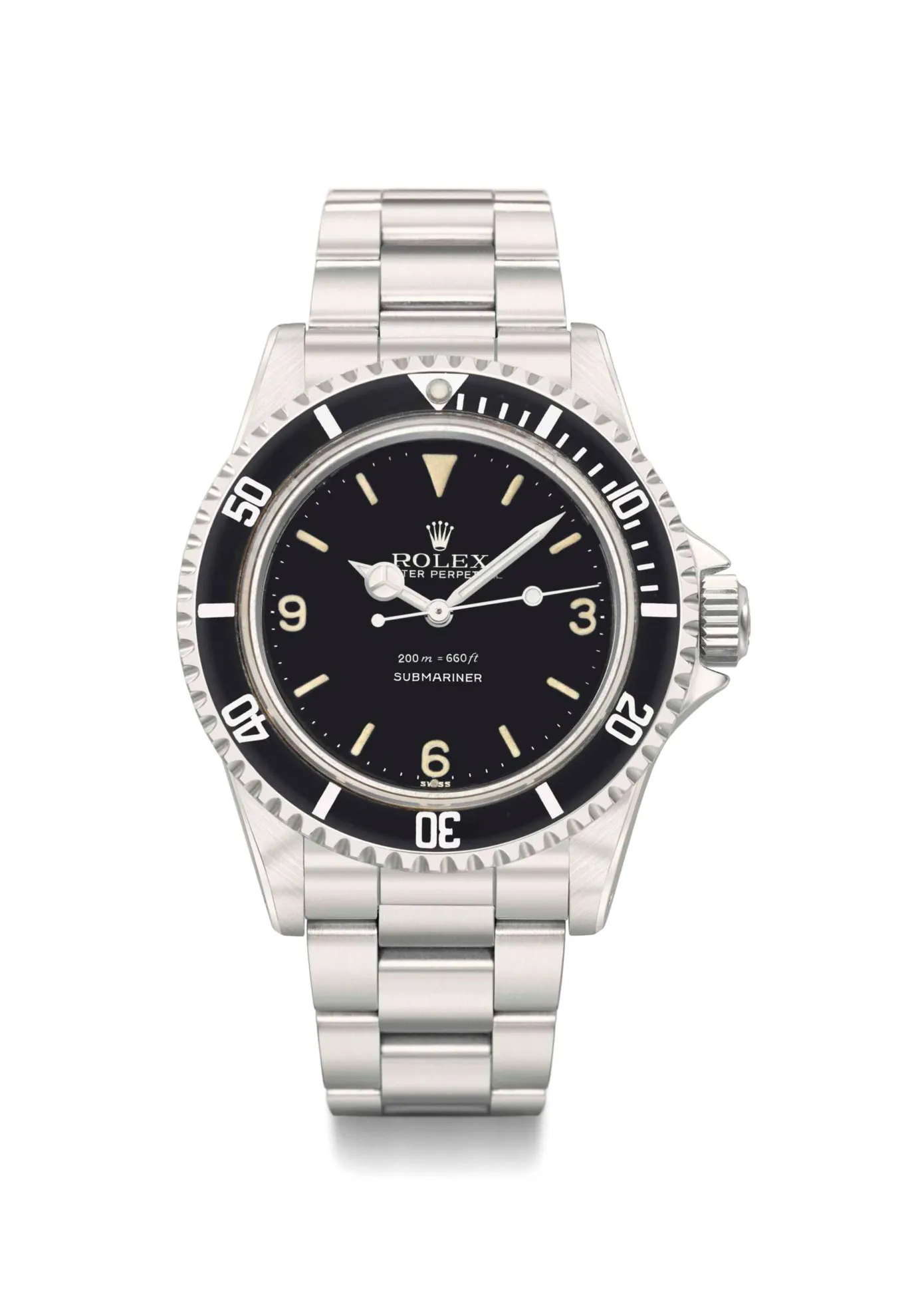Rolex Submariner 5512 40mm Stainless steel Black lacquer