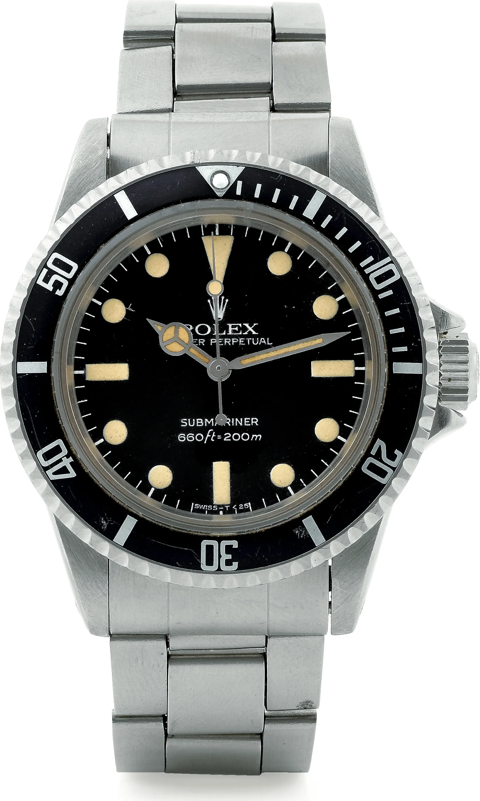 Rolex Submariner 5513 40mm Stainless steel Black