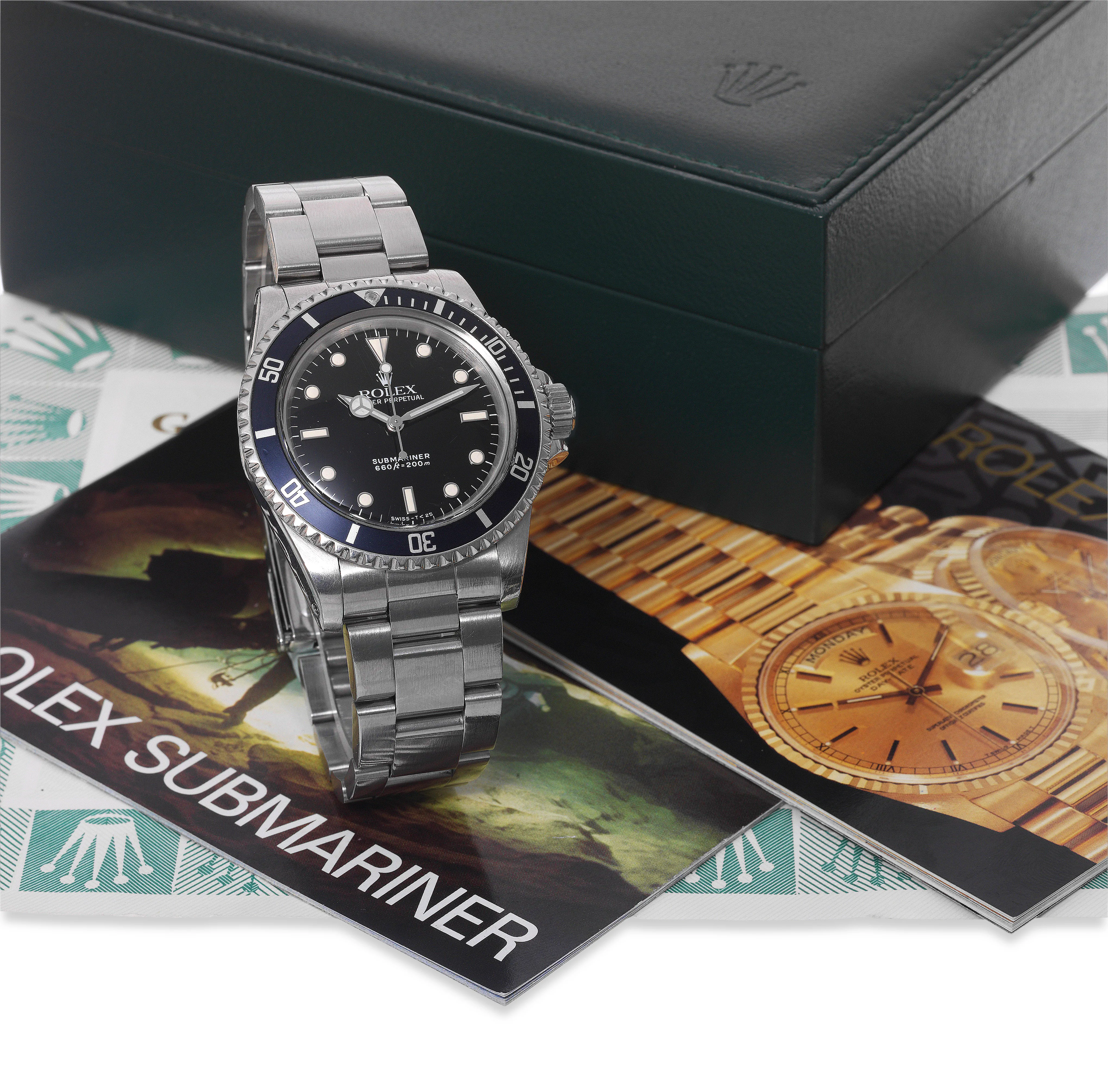 Rolex Submariner 5513 40mm Stainless steel Black